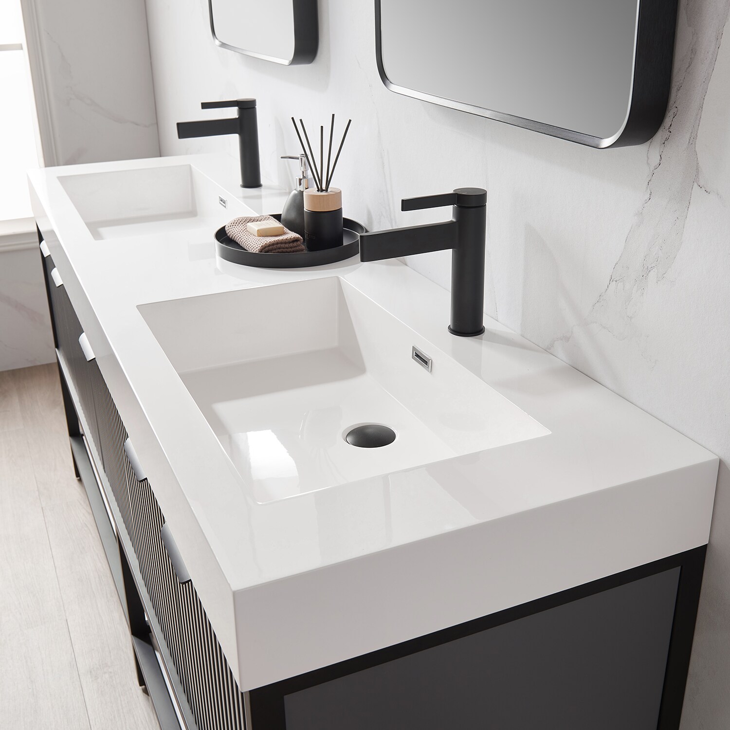 Vinnova 705272-GY-WH Bath-Vanity-Combo - View #5