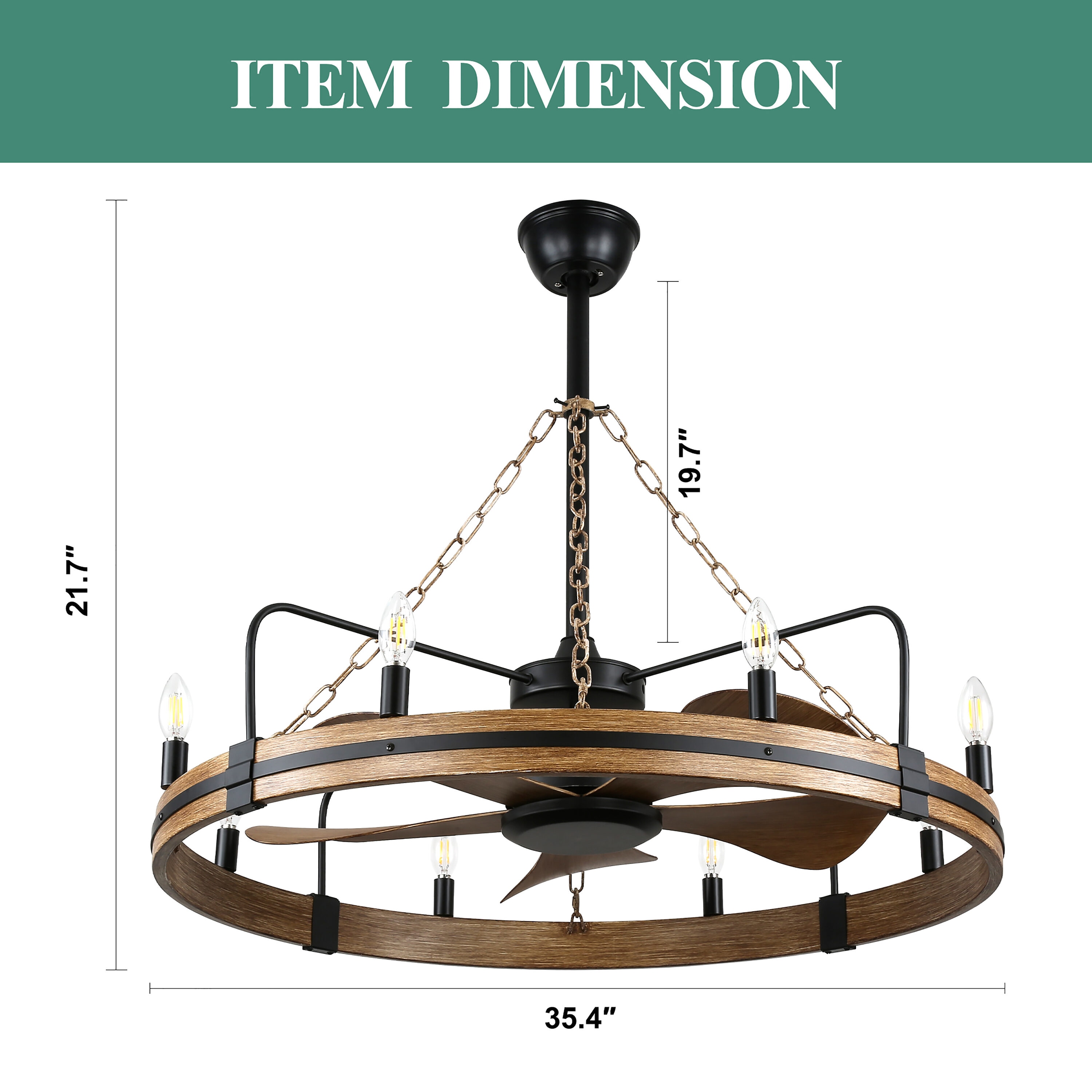 Cusp Barn GRD3670 Ceiling-Fans - View #8