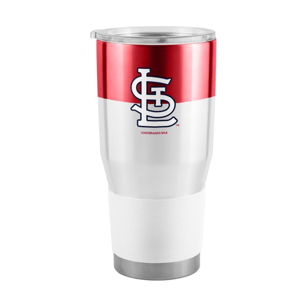 Logo Brands St. Louis Cardinals 20-fl oz Stainless Steel Blue Cup