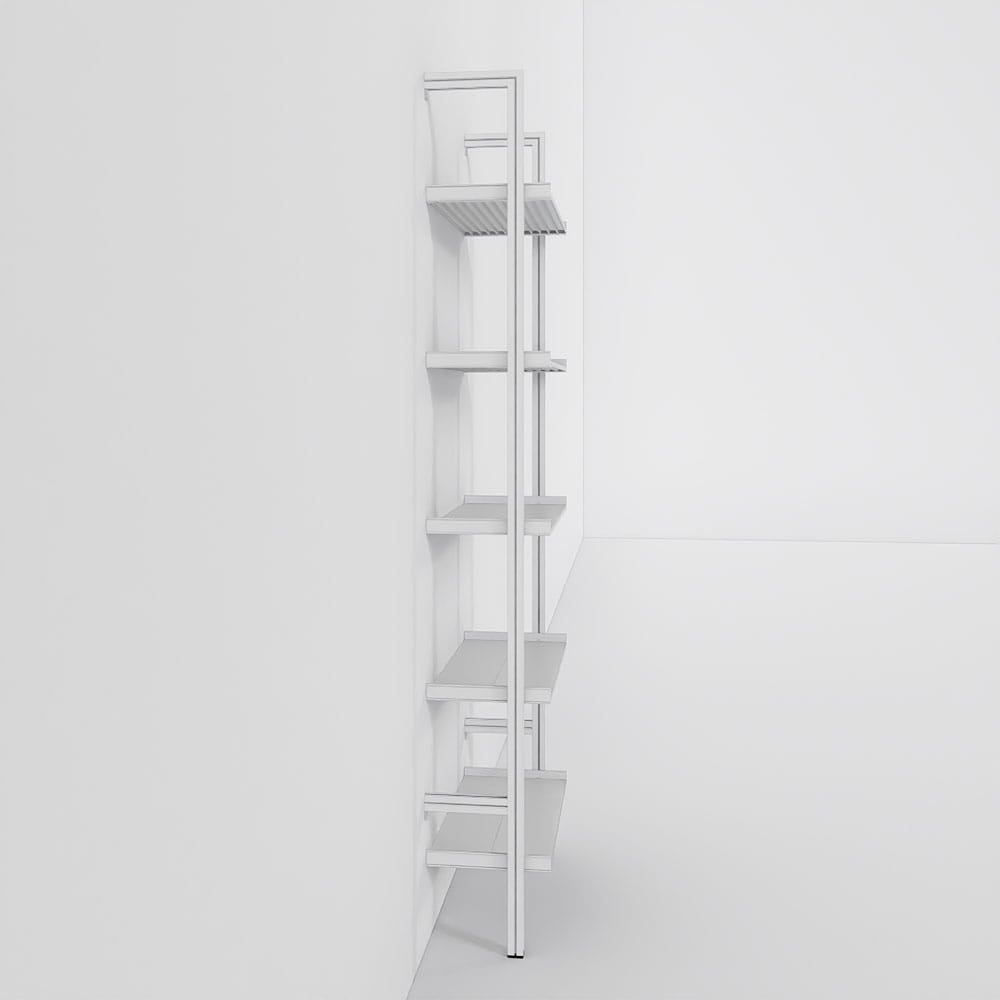Modern Shelving ALUMPAL-1224-WW Wall-Mounted-Shelving - View #6