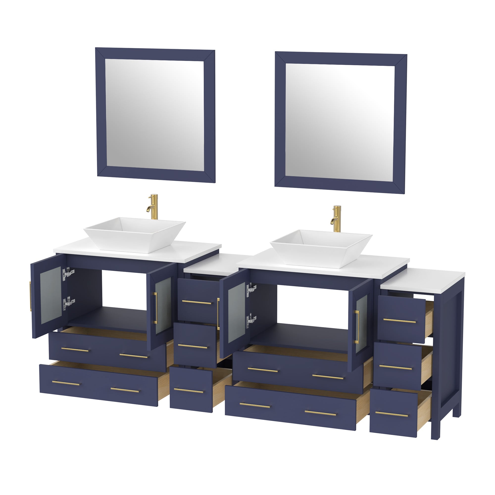 Vanity Art VA3130-84B Bath-Vanity-Combo - View #6