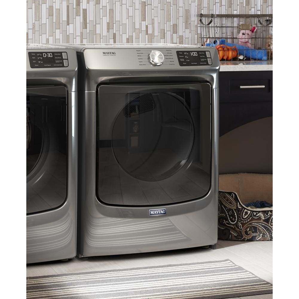 Maytag Part # MGD6630HW - Maytag 7.3 Cu. Ft. 120-Volt White Stackable Gas  Vented Dryer With Steam And Quick Dry Cycle, Energy Star - Gas Dryers -  Home Depot Pro