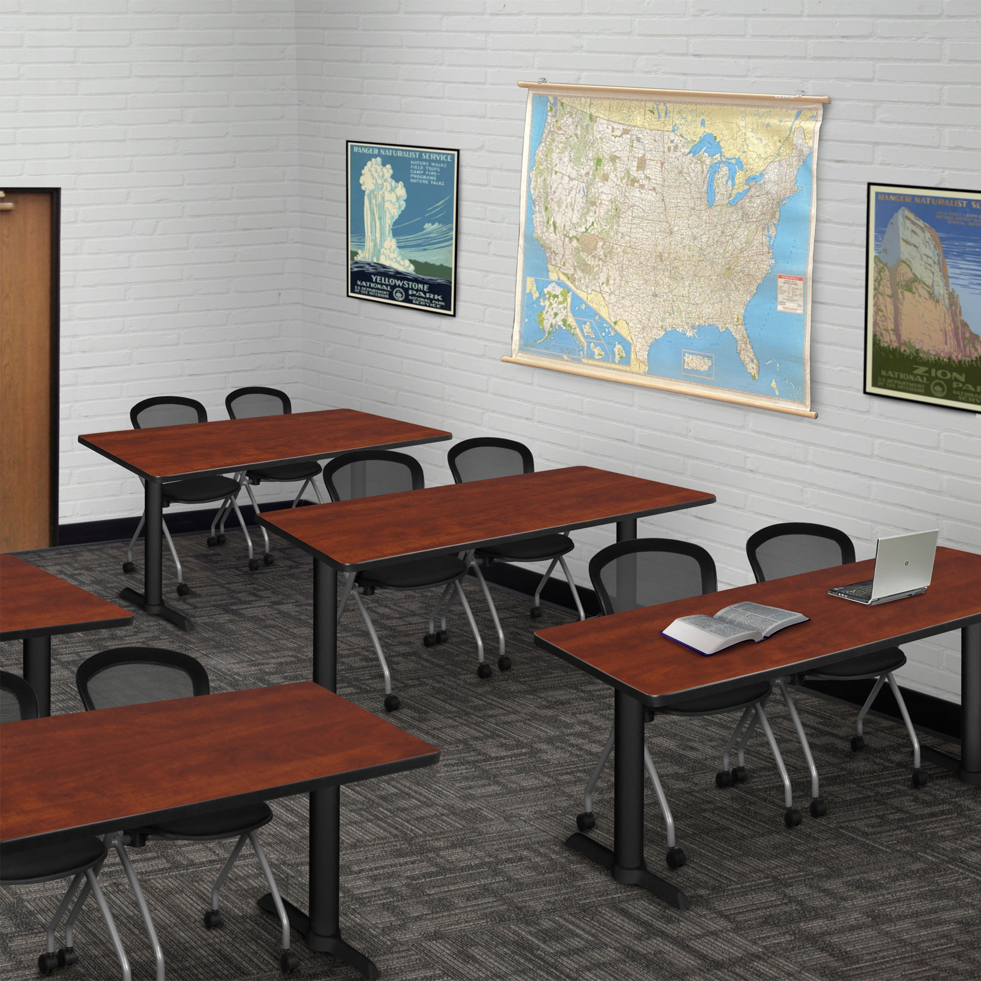 Regency MTRCT4824CH23BK Office-Tables - View #9