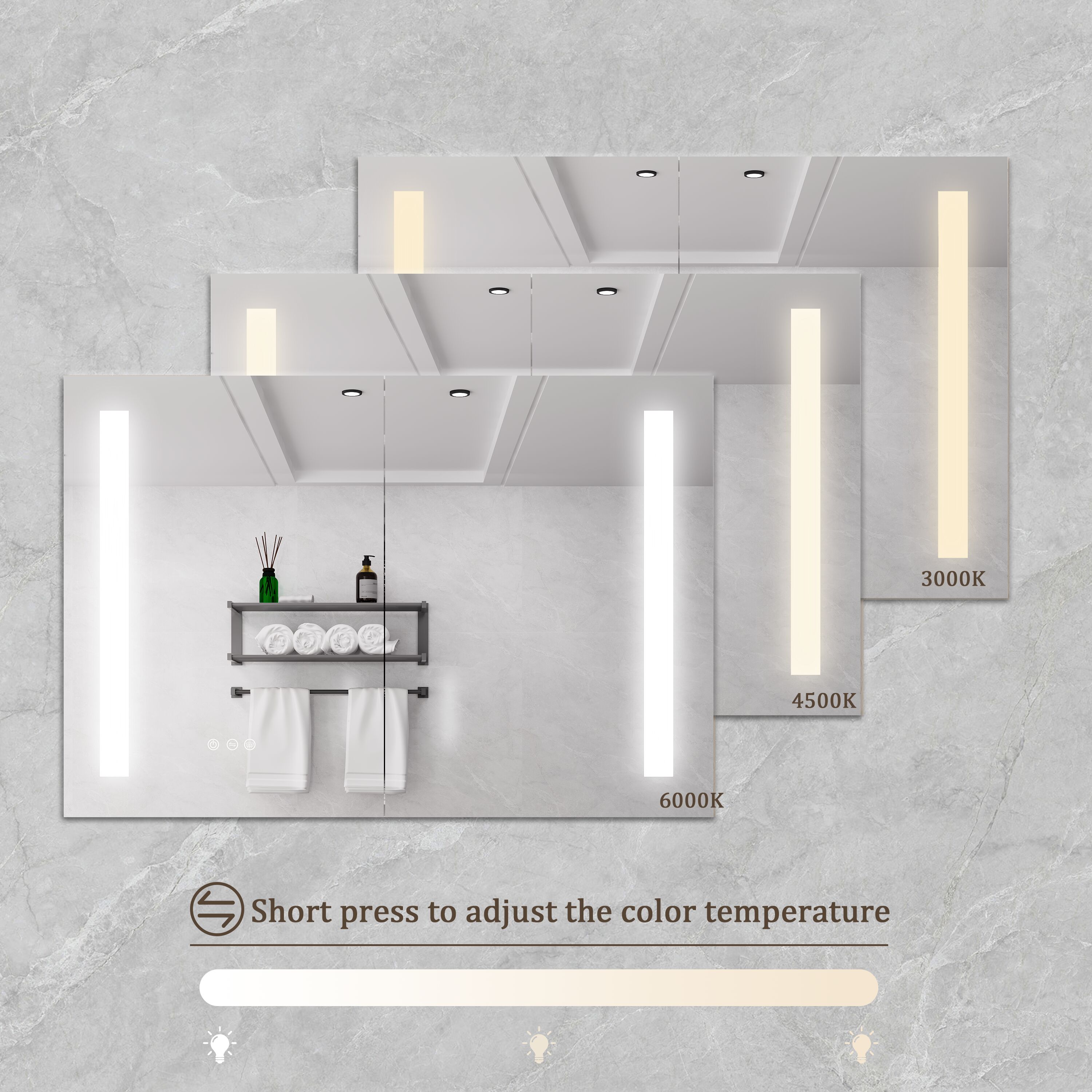 Forclover HBM-1008 Bathroom-Medicine-Cabinets - View #5