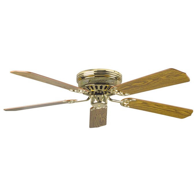 Concord Hugger 52 In Polished Brass, Polished Brass Ceiling Fan