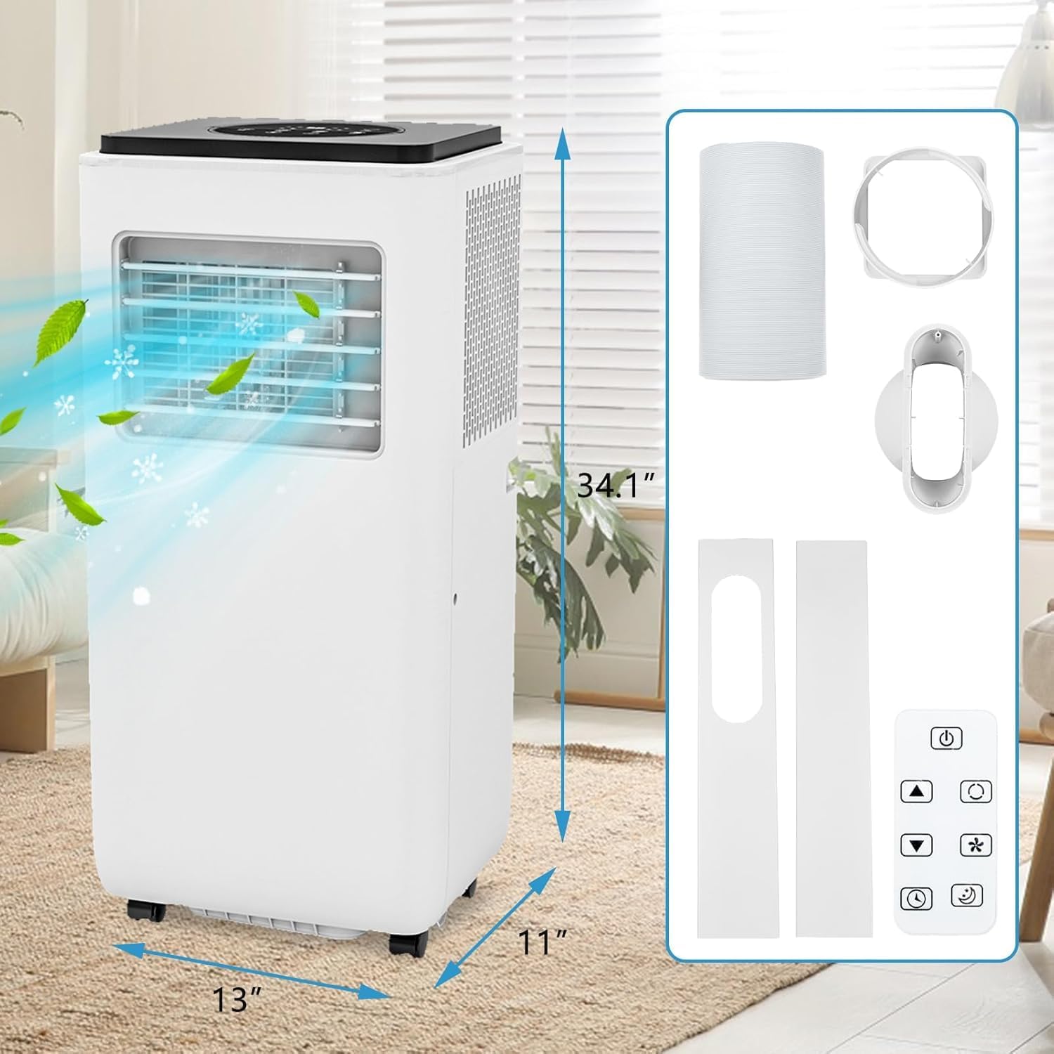 Qeetex LXLS2-PHO-10WMS3TH Portable-Air-Conditioners - View #2