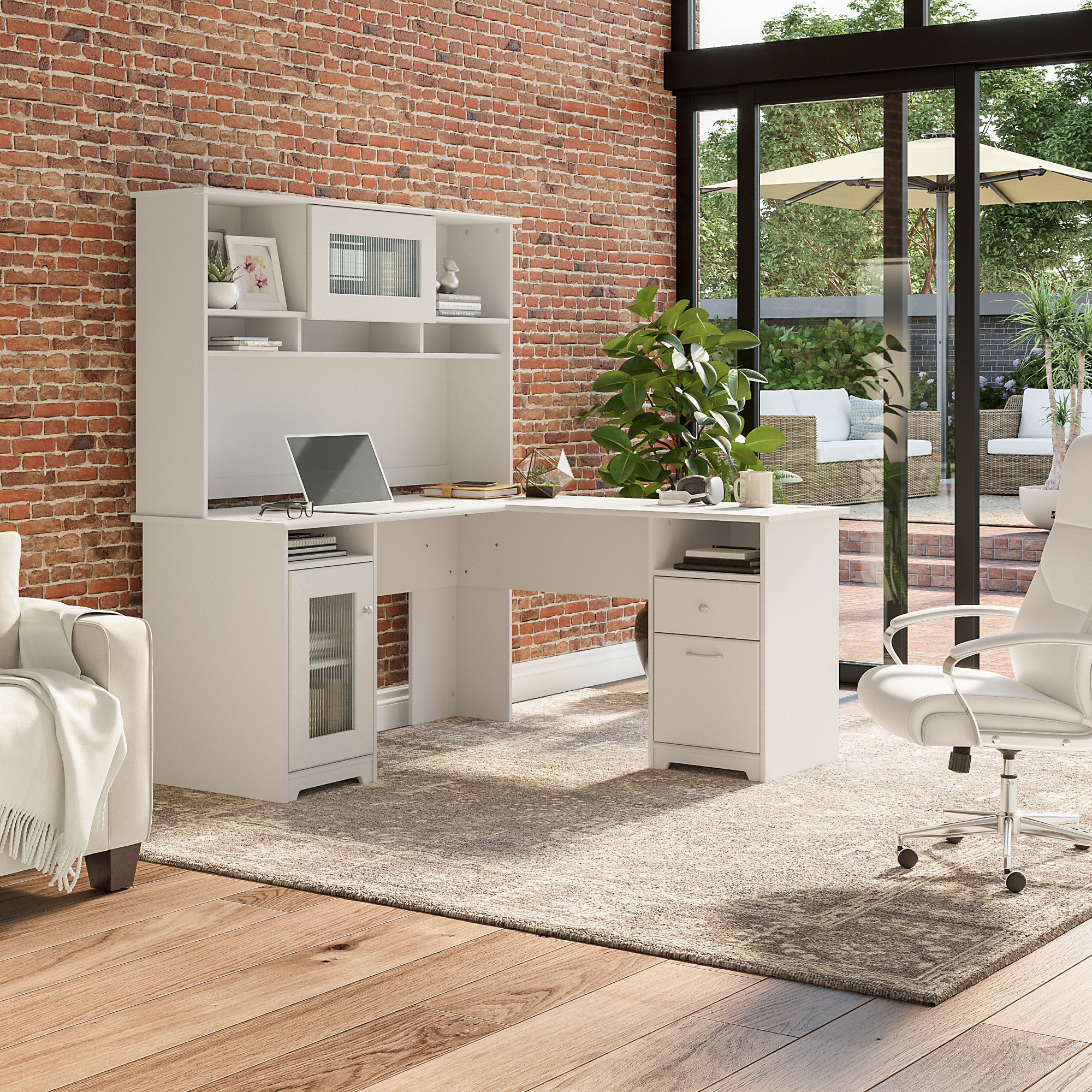 Bush Furniture CAB001WHN desks - View #2