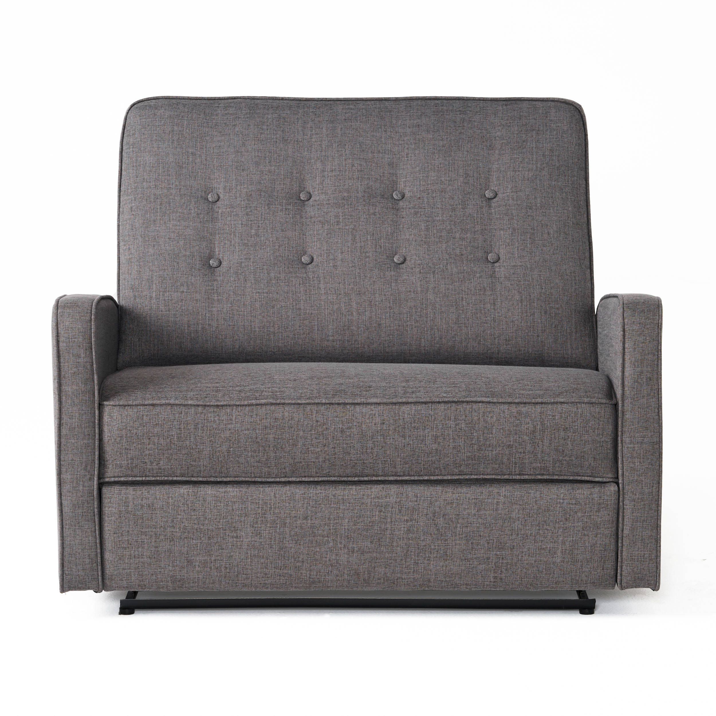 Best Selling Home Decor 301528 Gray Polyester Upholstered Tufted Recliner