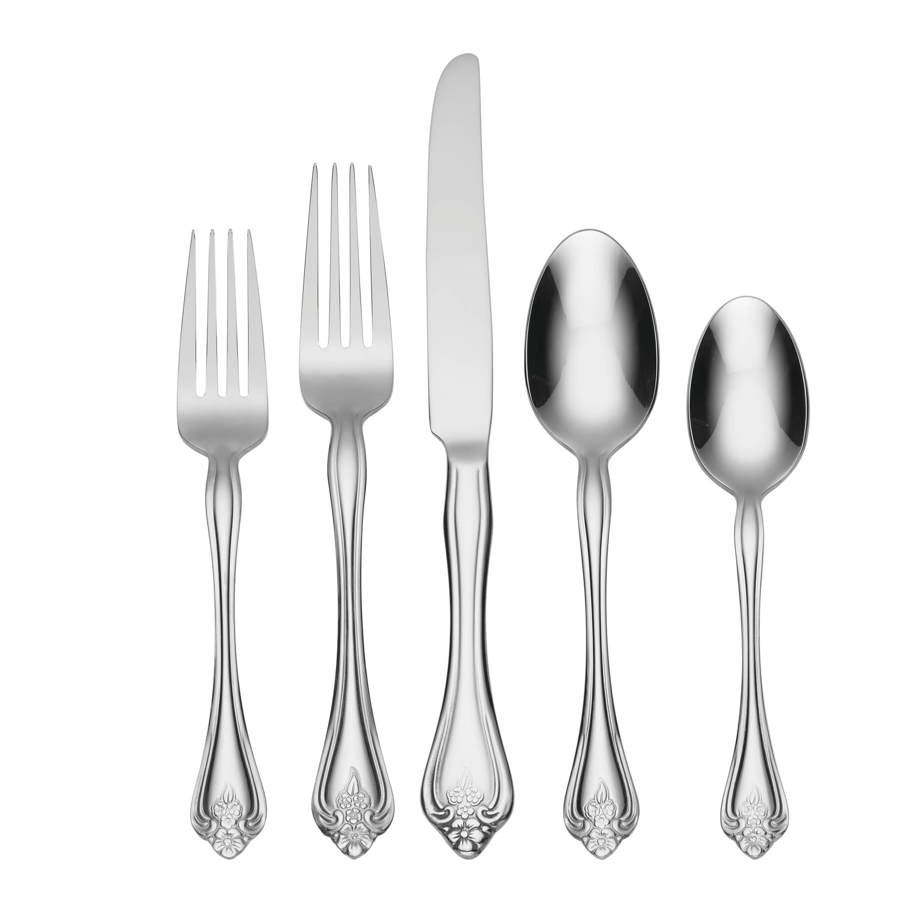 Oneida B242020A Boutonniere 20 -Pieces Polished Modern Flatware