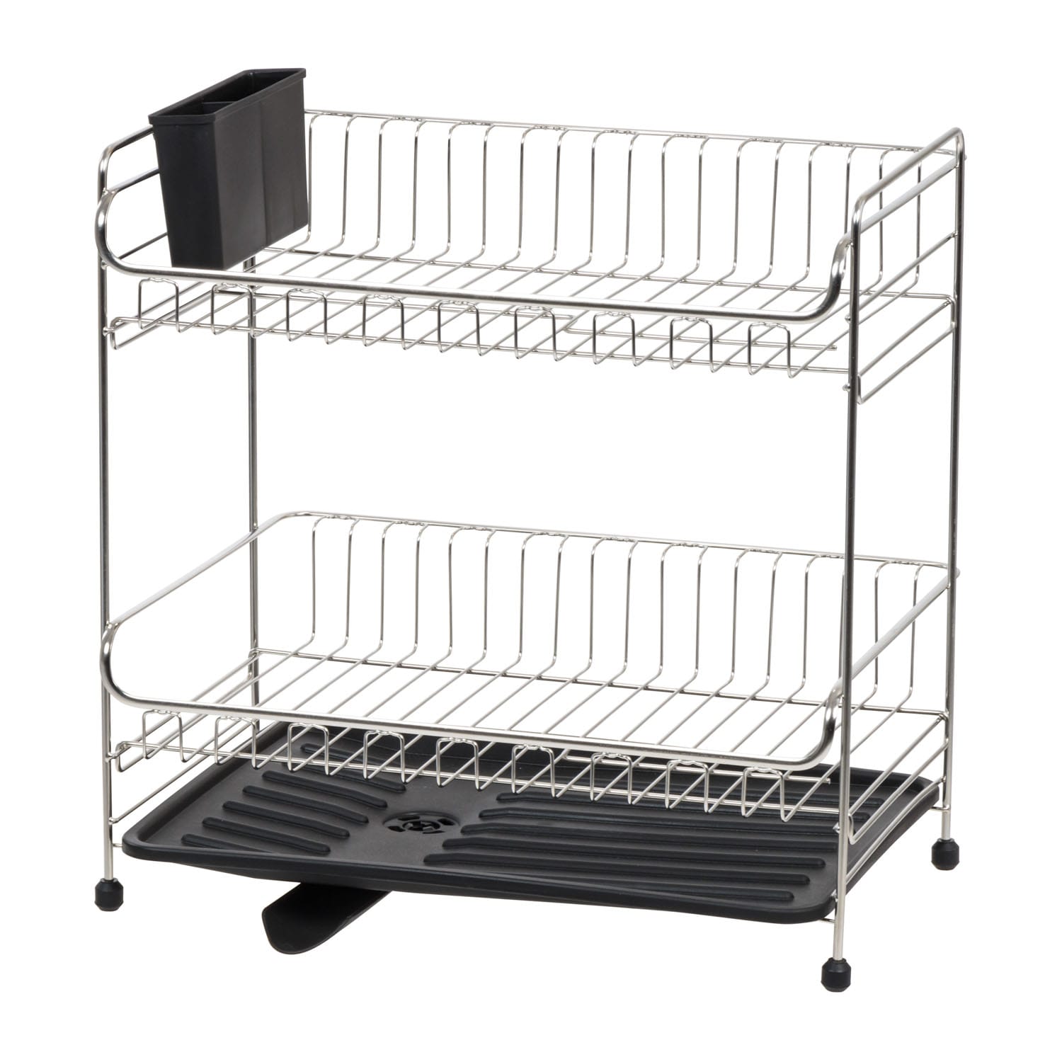  Kitchen Details Sink Dish Drainer Drying Rack, Dimensions:  19.9 x 8 x 5, Space Saving, Countertop