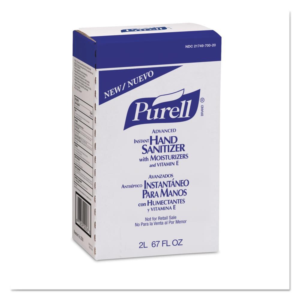 PURELL GOJ225604 4-Pack 67.62-oz Fragrance-free Hand Sanitizer Dispenser Bag Gel