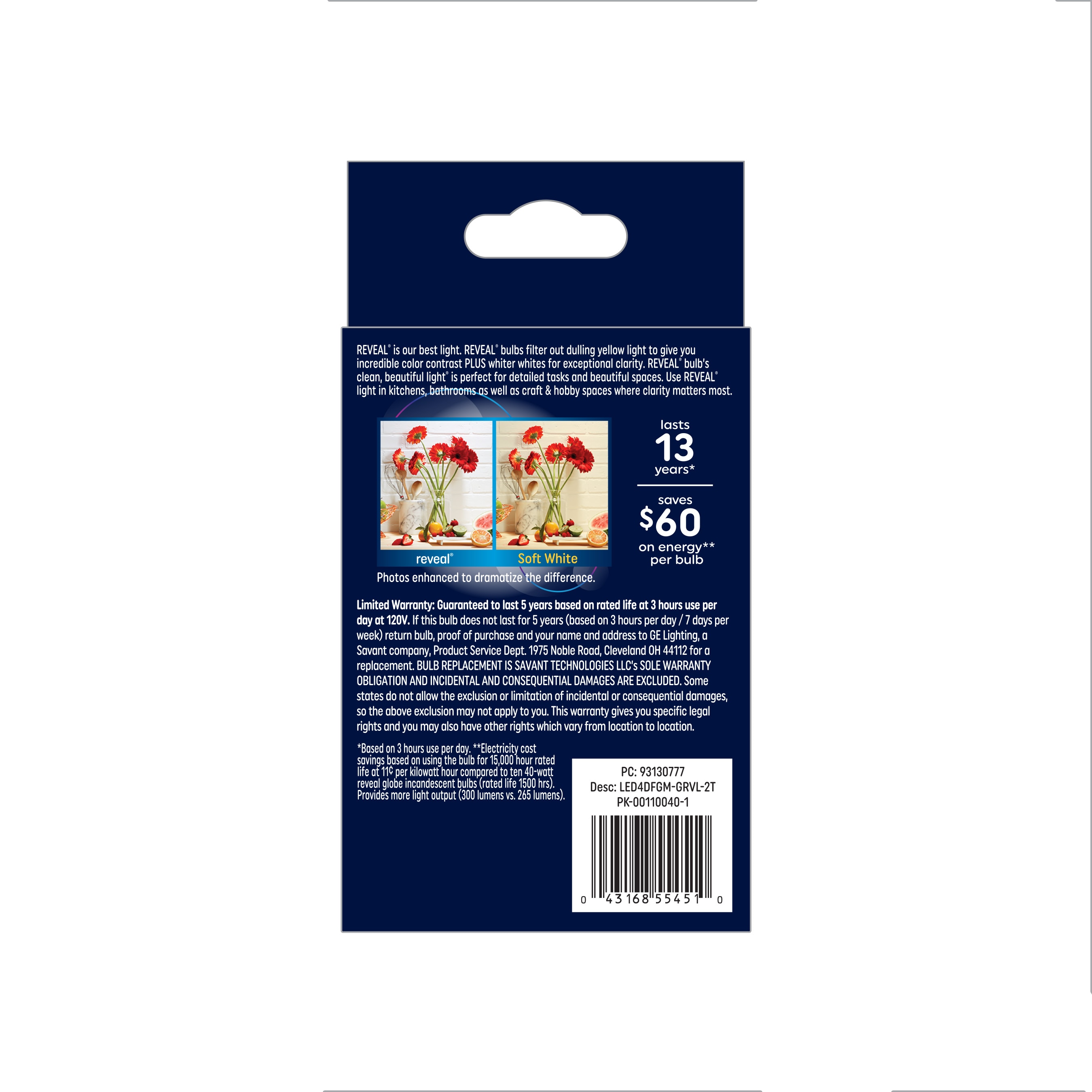 GE 93130777 Dec-Led-Light-Bulbs - View #4