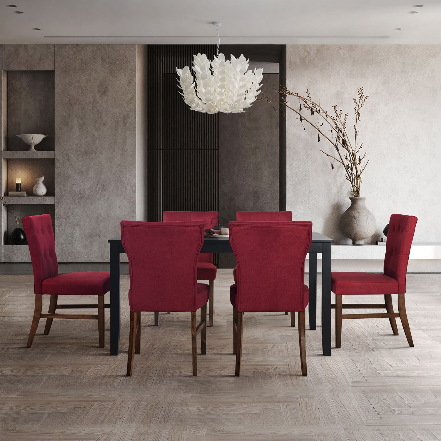 CasePiece C3084US-RD-LN-BN-C4 Dining-Sets - View #2