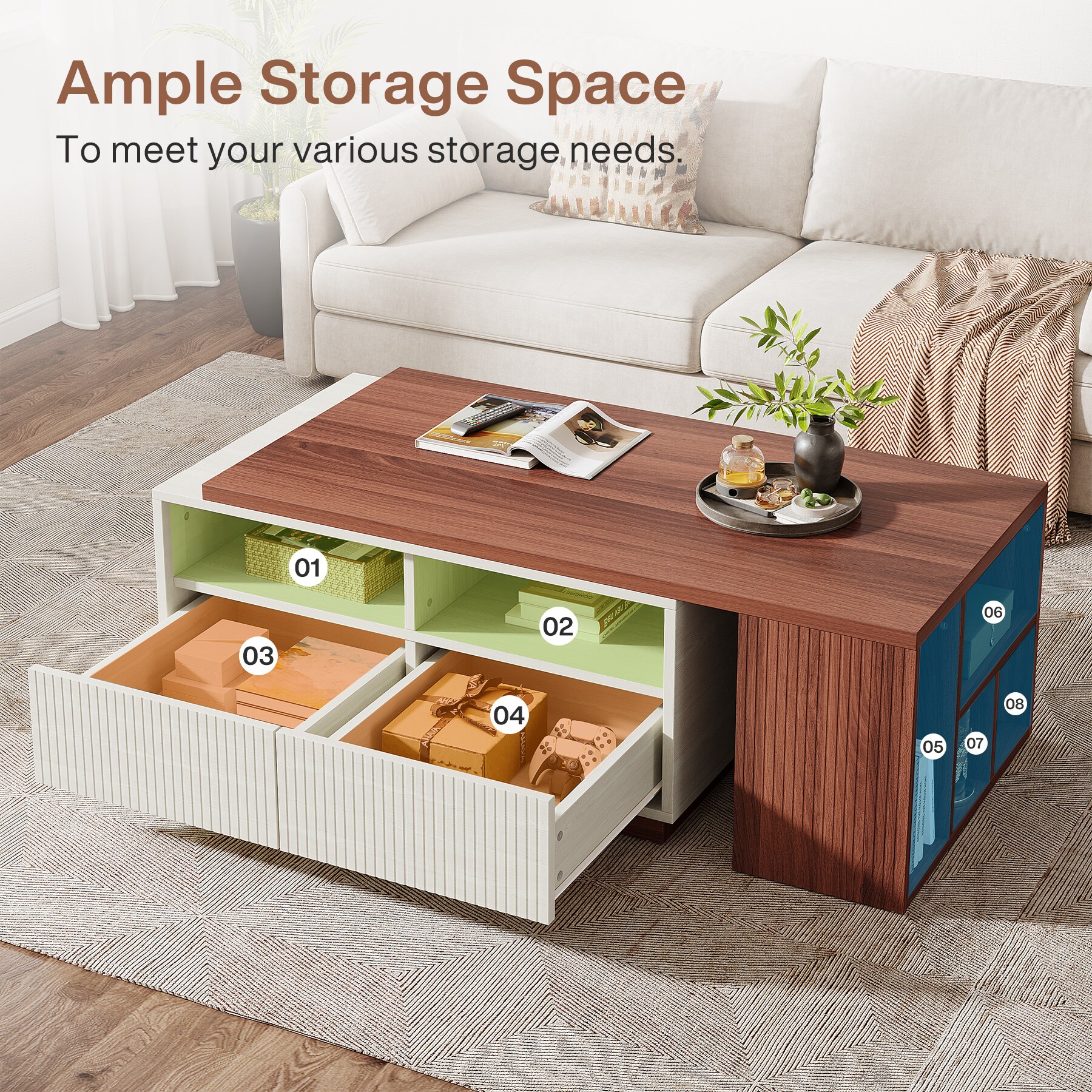 Tribesigns LWFD-SL0008 Coffee-Tables - View #5
