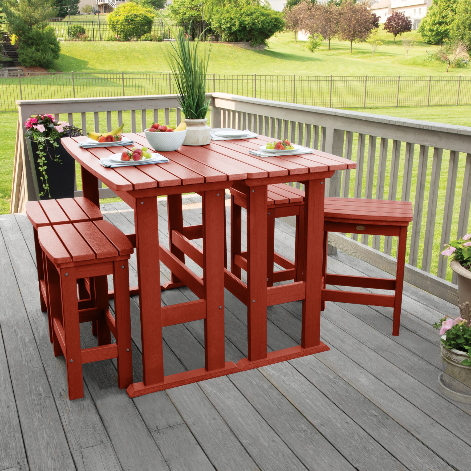 highwood AD-KITBALC101-RED Patio-Dining-Sets - View #4