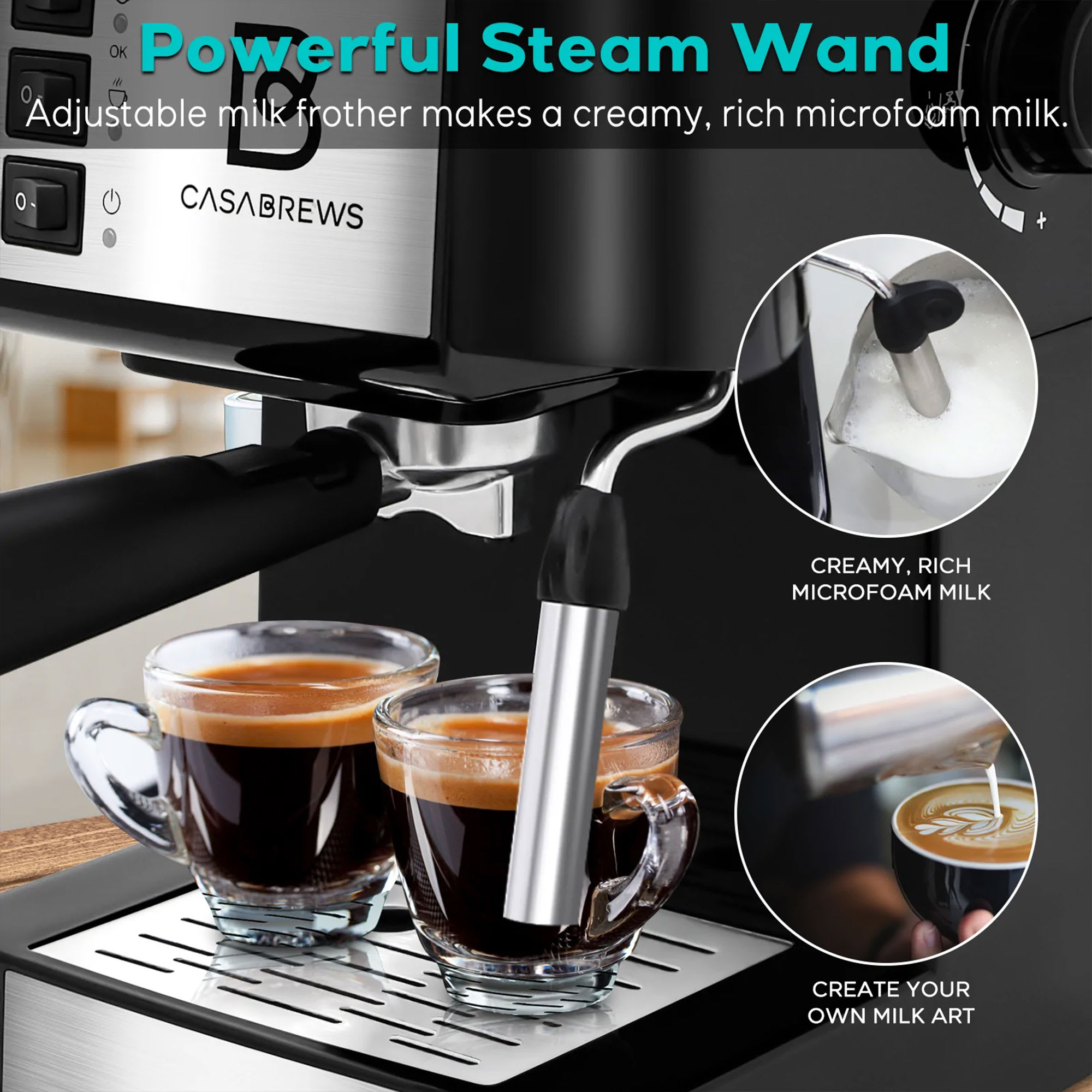 Casabrews 302275 Espresso-Machines - View #4