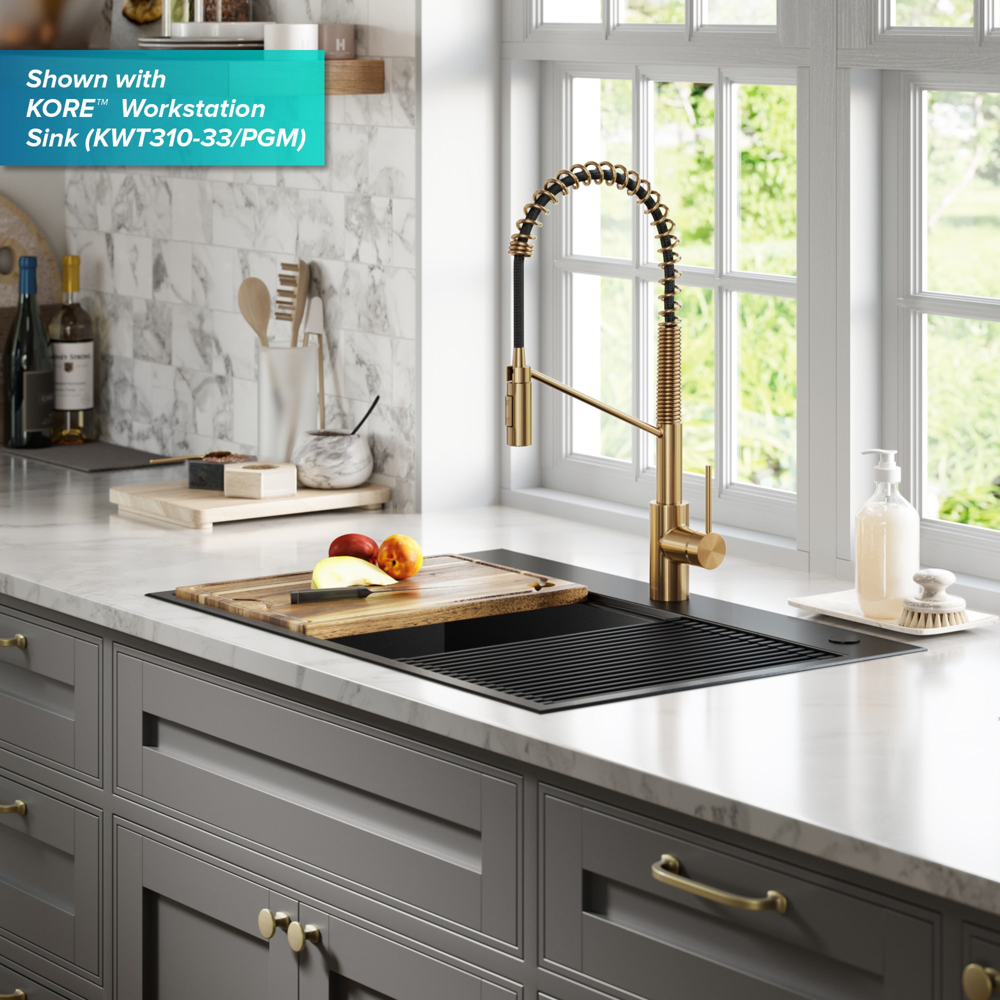 Kraus KPF-2631BB Kitchen-Faucets - View #12