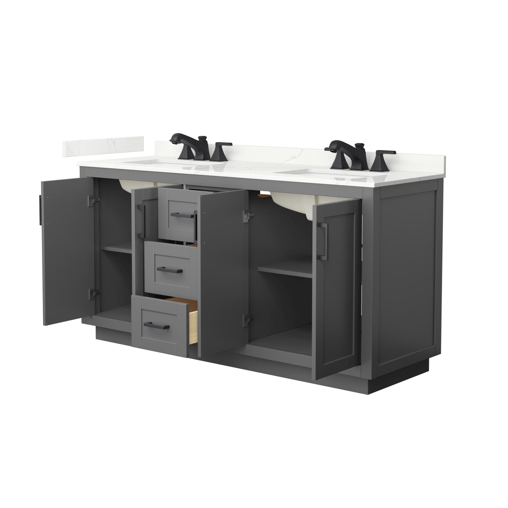 Wyndham Collection WCF292966DGBGTUS3MXX Bath-Vanity-Combo - View #3
