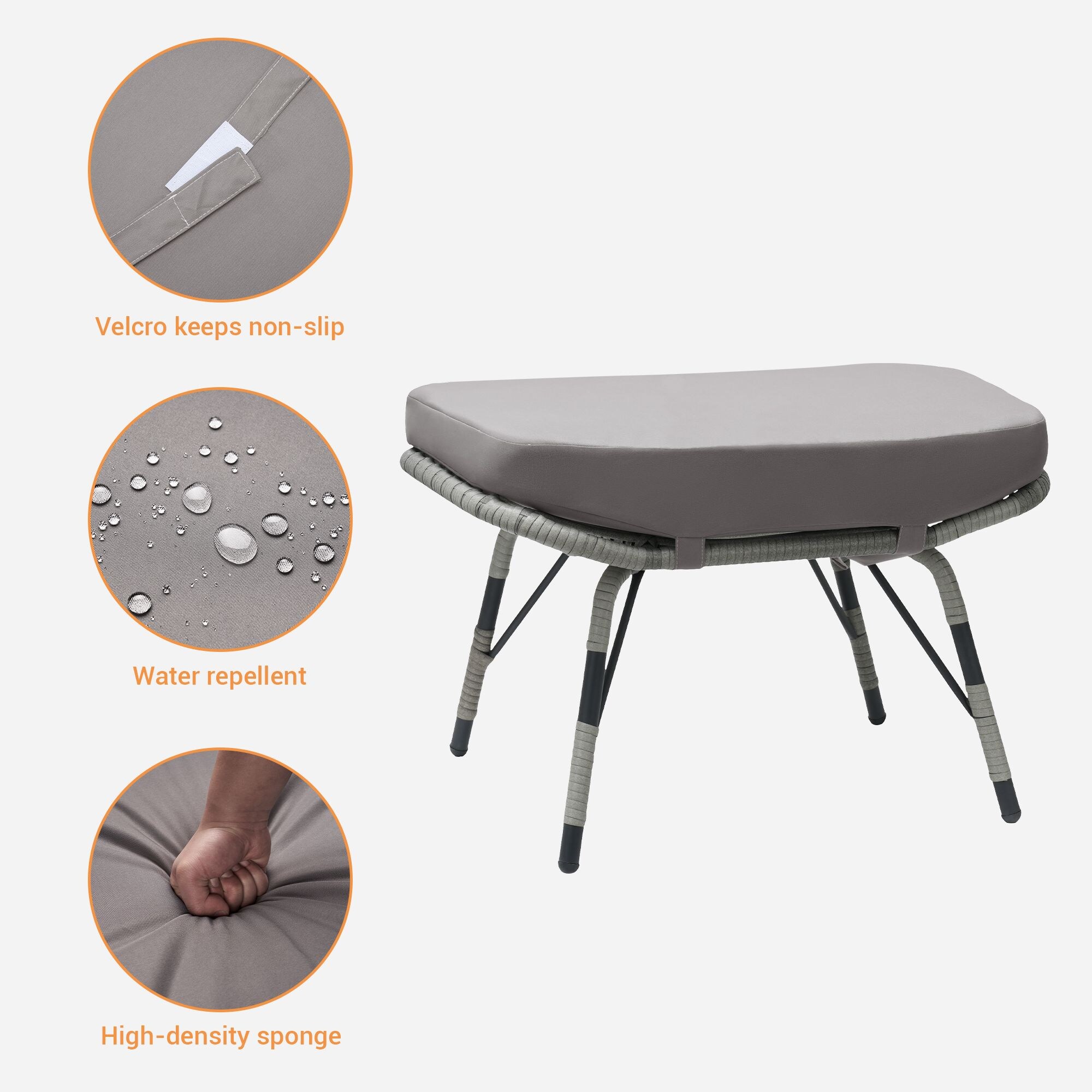 SANSTAR L-OTIDC63-LY Stools-Ottomans - View #5