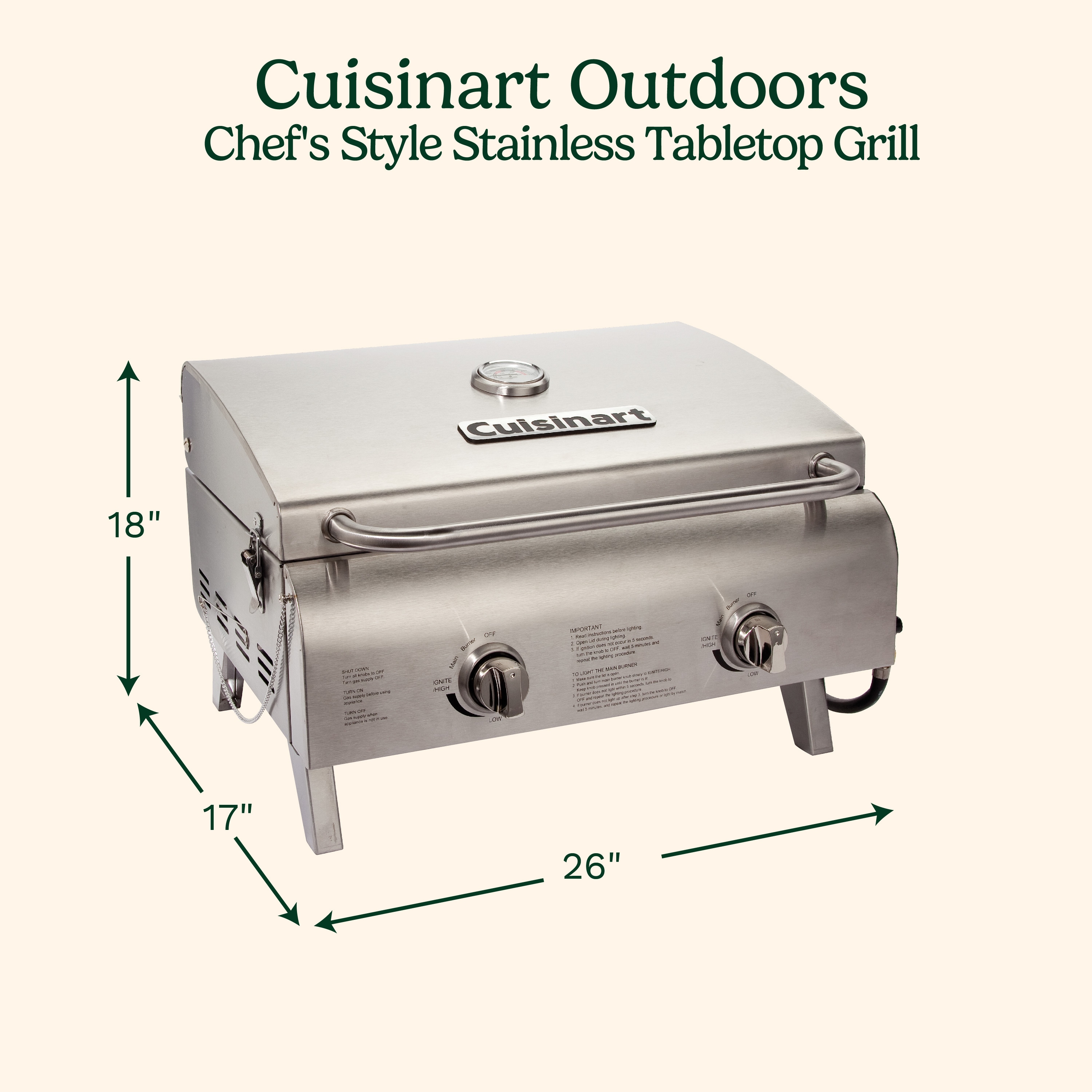Cuisinart CGG-306 Tabletop-Grills - View #2