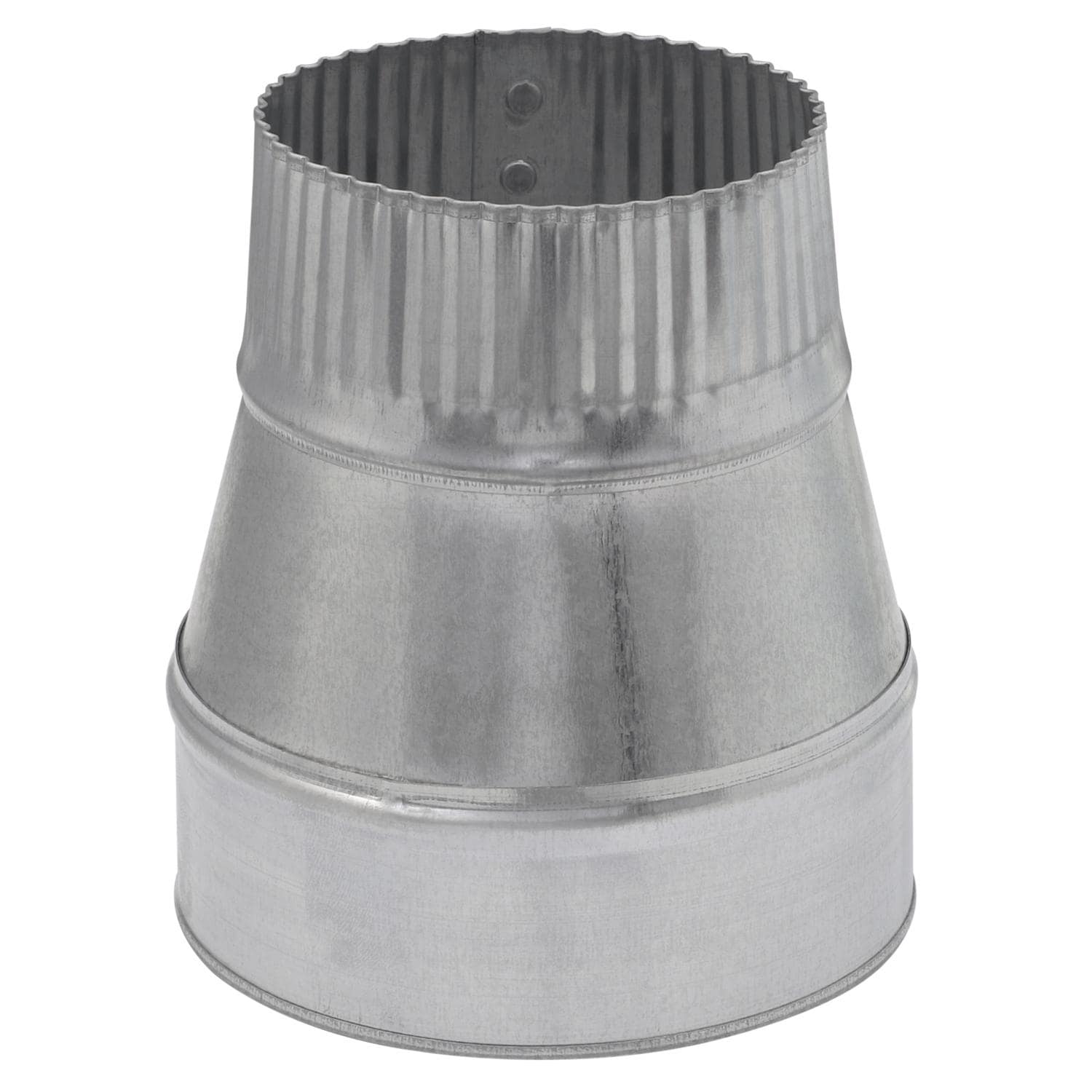 Imperial  5 in. D X 4 in. D Galvanized Steel Furnace Pipe Reducer