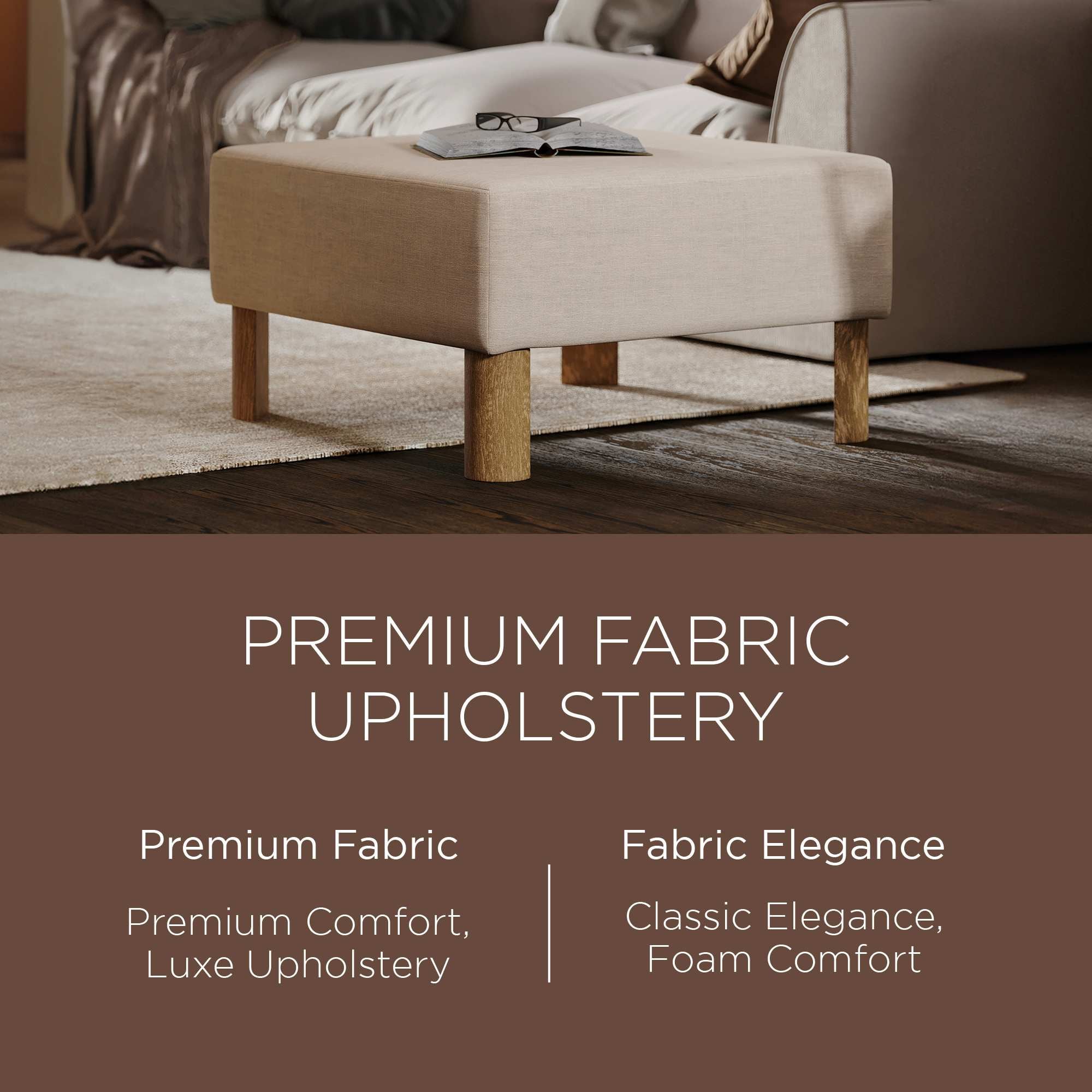 Maven Lane ML355803-FOM-TA Indoor-Ottomans - View #2