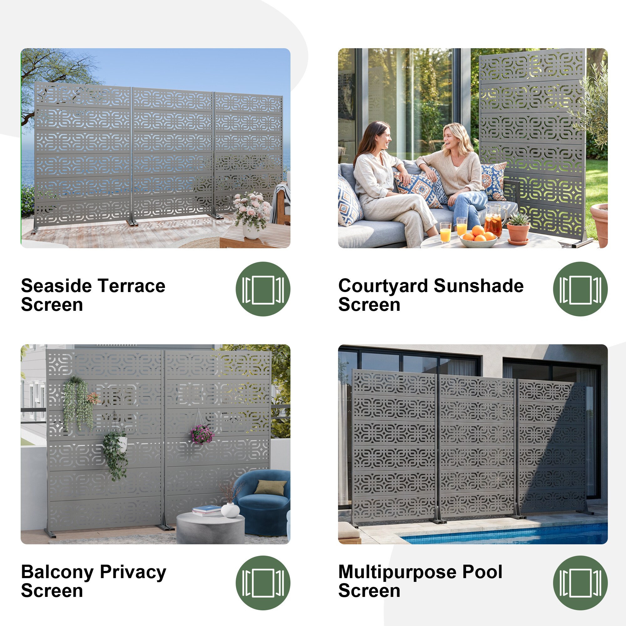 Misty Moon LW0409-OPS-PF279 Outdoor-Privacy-Screen - View #5