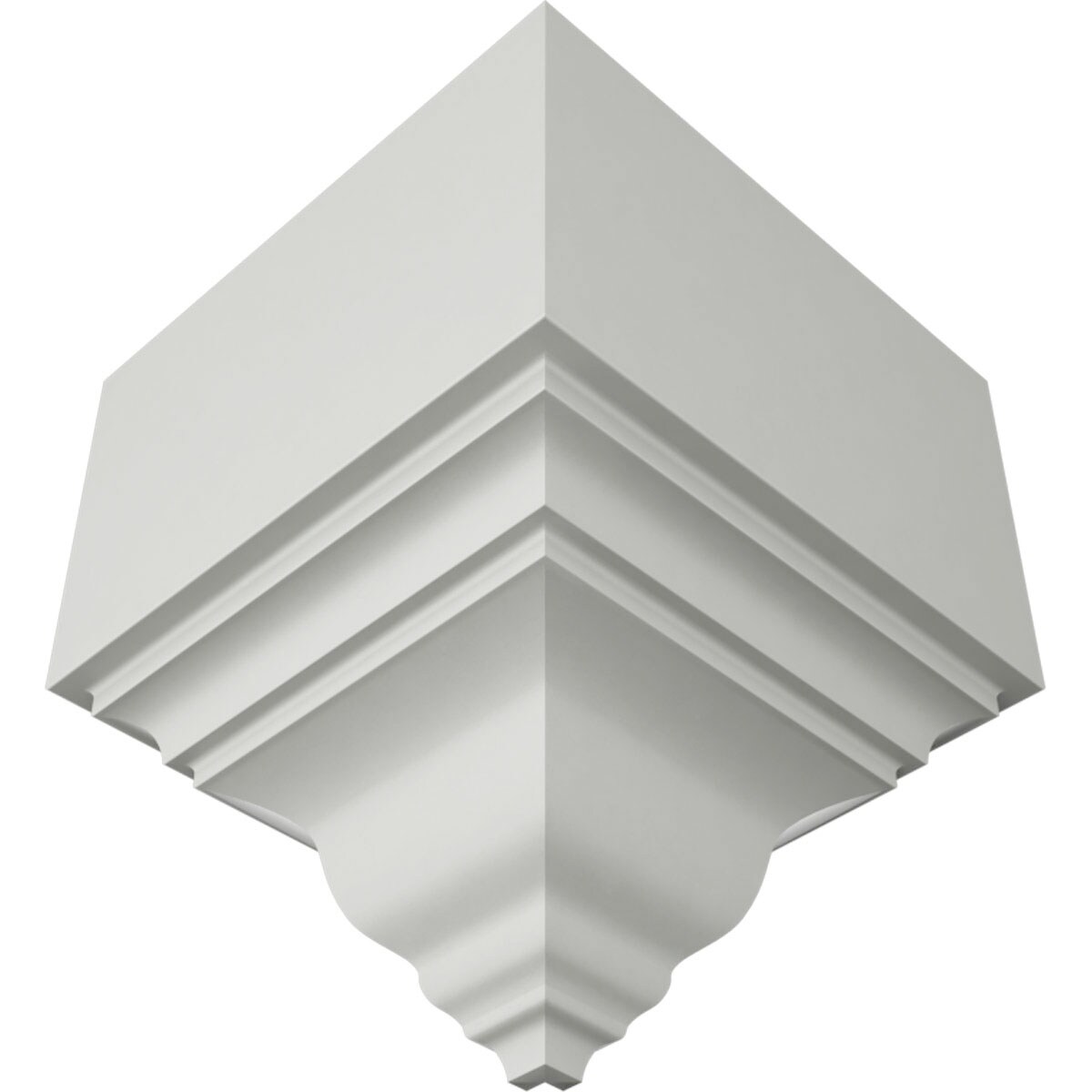 Ekena Millwork MOC03X03BI Moulding-Blocks - View #6