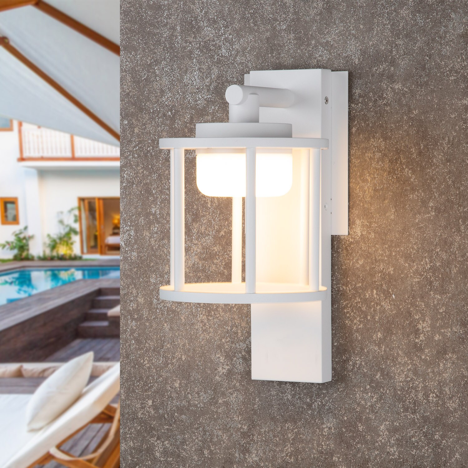 outdoor wall sconce flood light