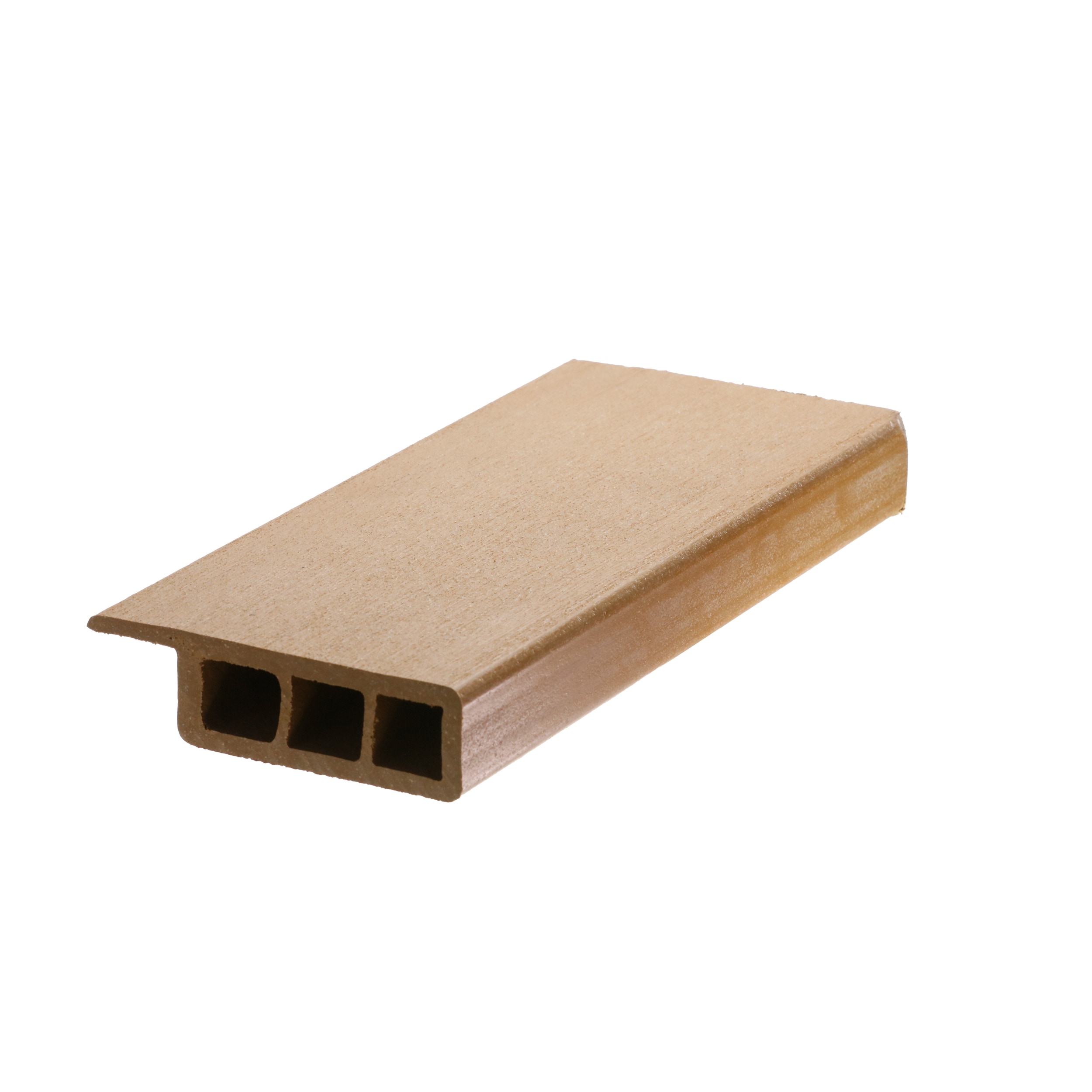 DuxxBak Composite Decking I.Dekk Cedar 12-ft Brown Composite Perimeter strip #DX-ID-PERSTRIPC-144