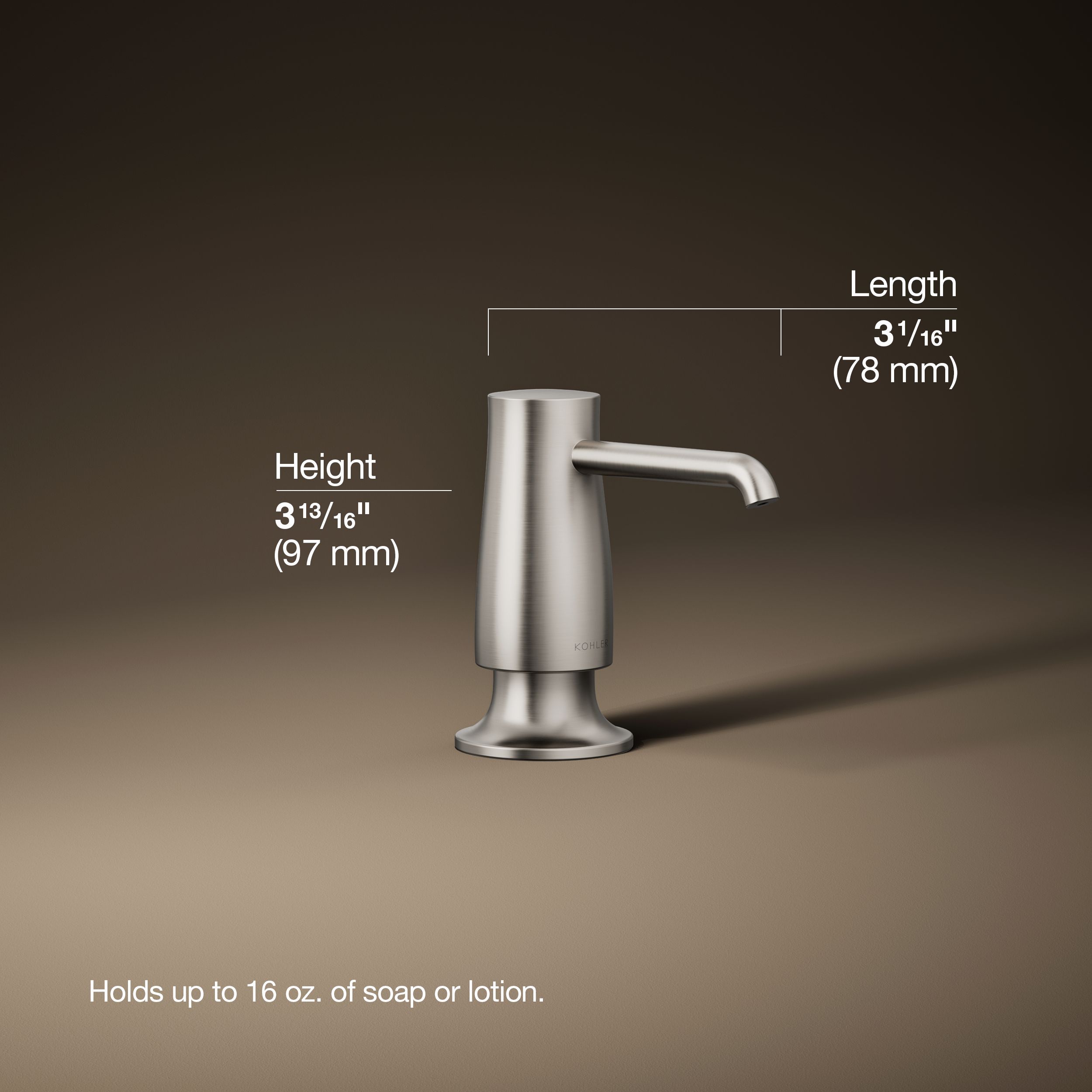 KOHLER 26099-VS Soap-Lotion-Dispensers - Thumbnail View #3
