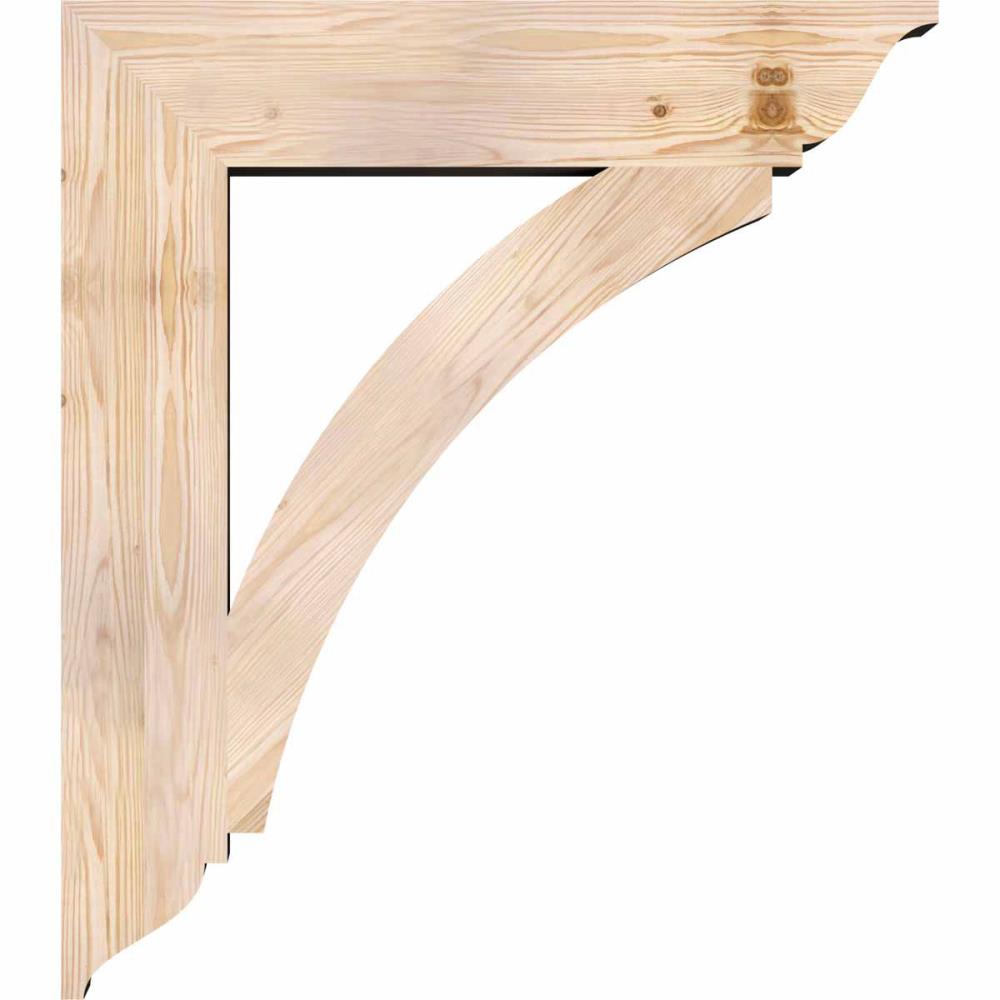 Ekena Millwork BKT06X30X34THR01SDF Exterior-Brackets-Braces - View #3