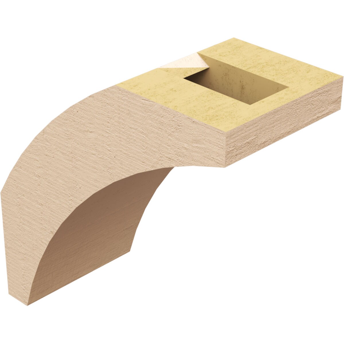 Ekena Millwork BRCUR03X06X06THRRCPR braces - View #6