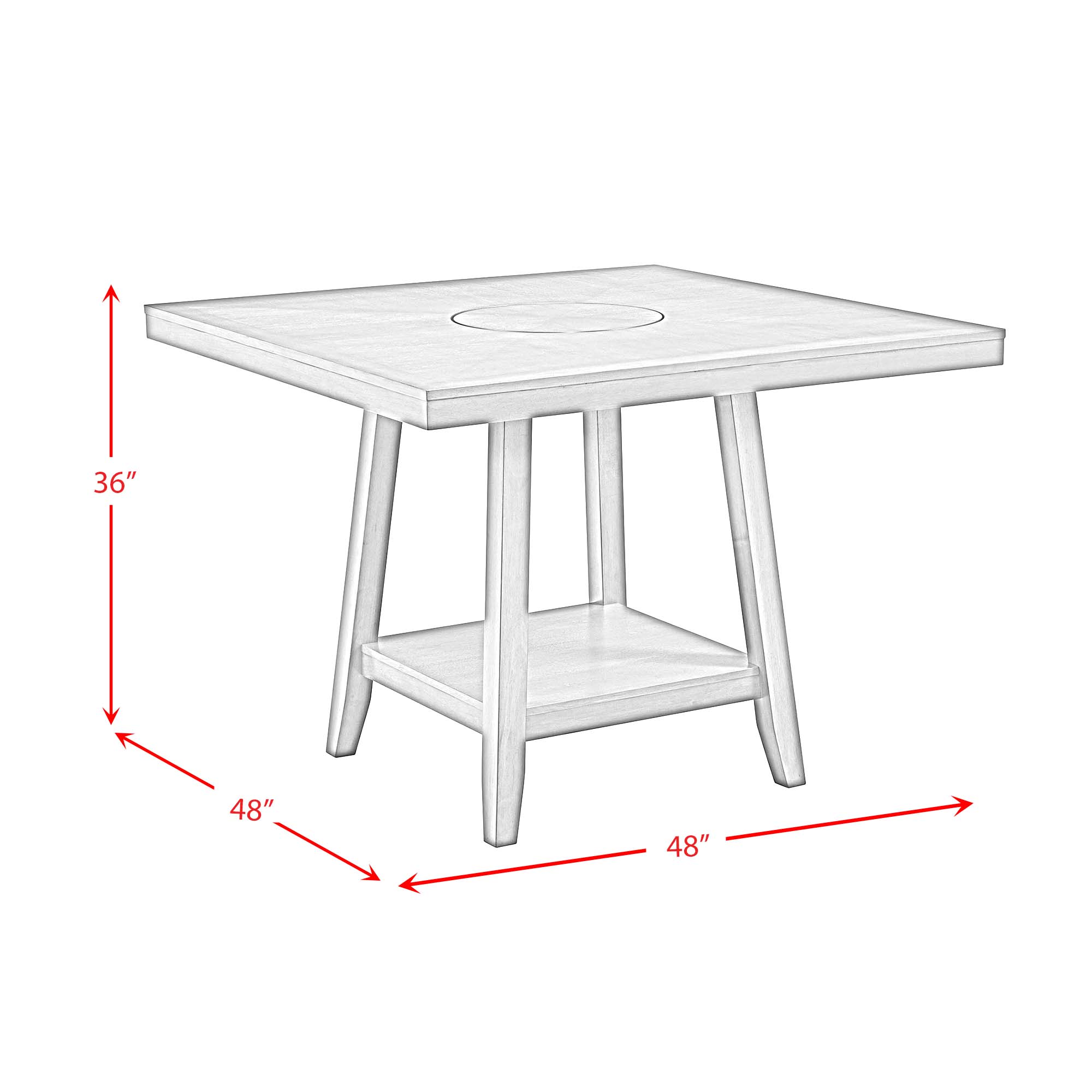 Picket House Furnishings D-7670-3-CT Dining-Tables - View #6