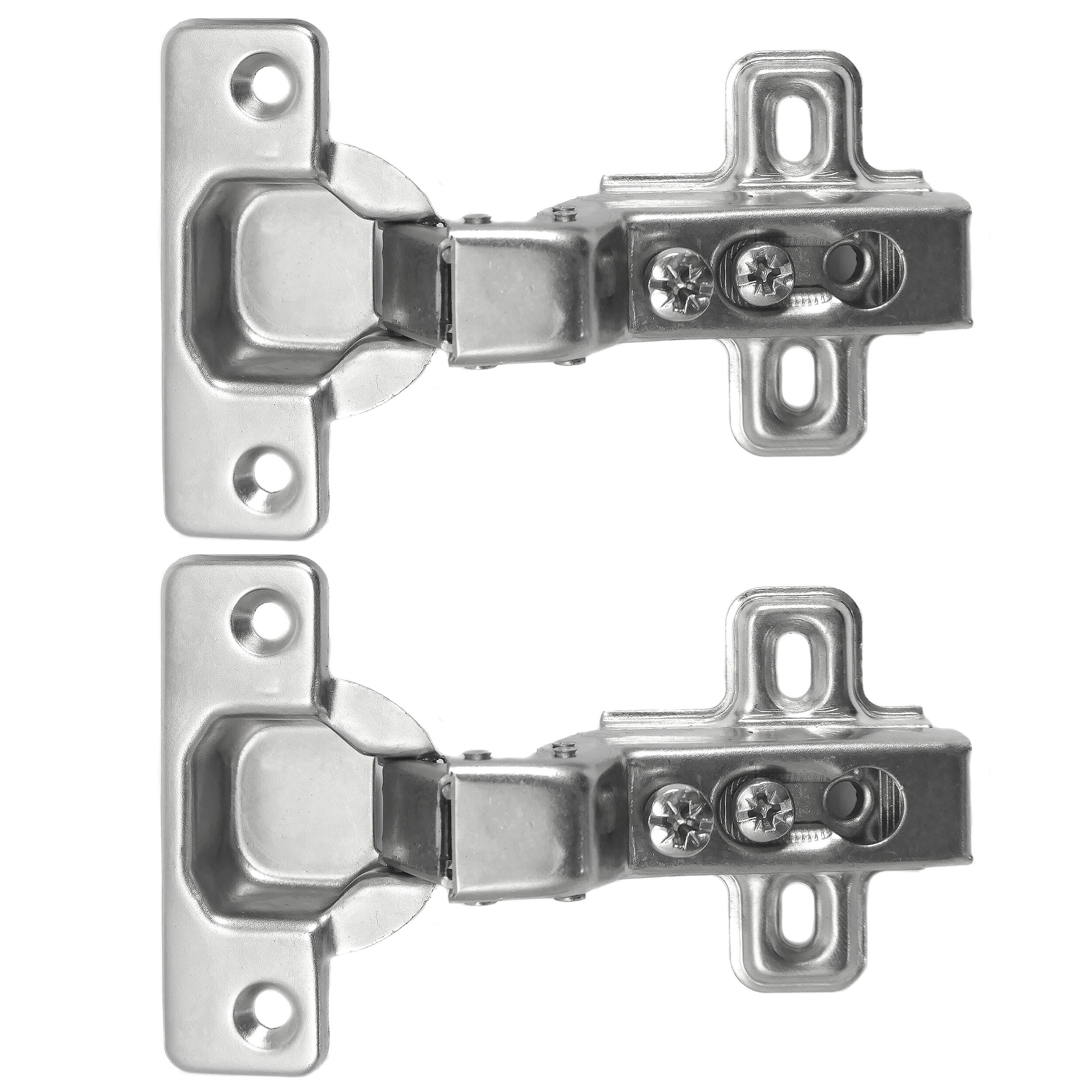 Laurey 110-Degree Full Overlay Concealed Chrome Cabinet Hinge, (10 ...