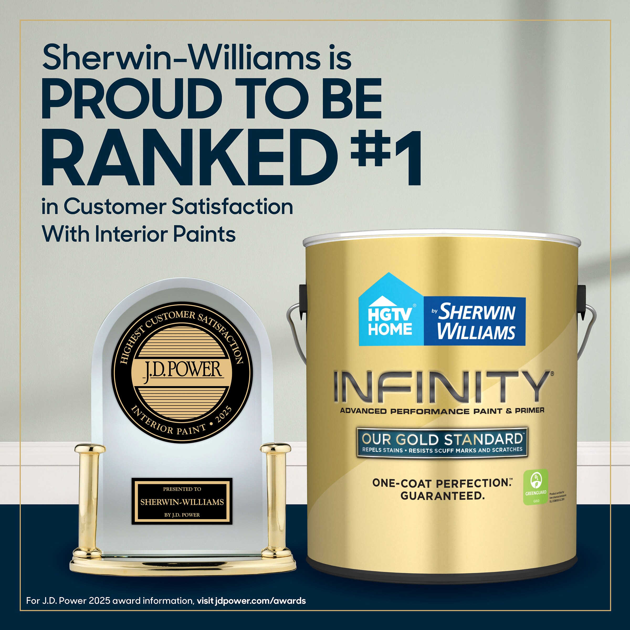 HGTV HOME by Sherwin-Williams Infinity Satin Base C Tintable Latex Interior Paint + Primer (1-Gallon)