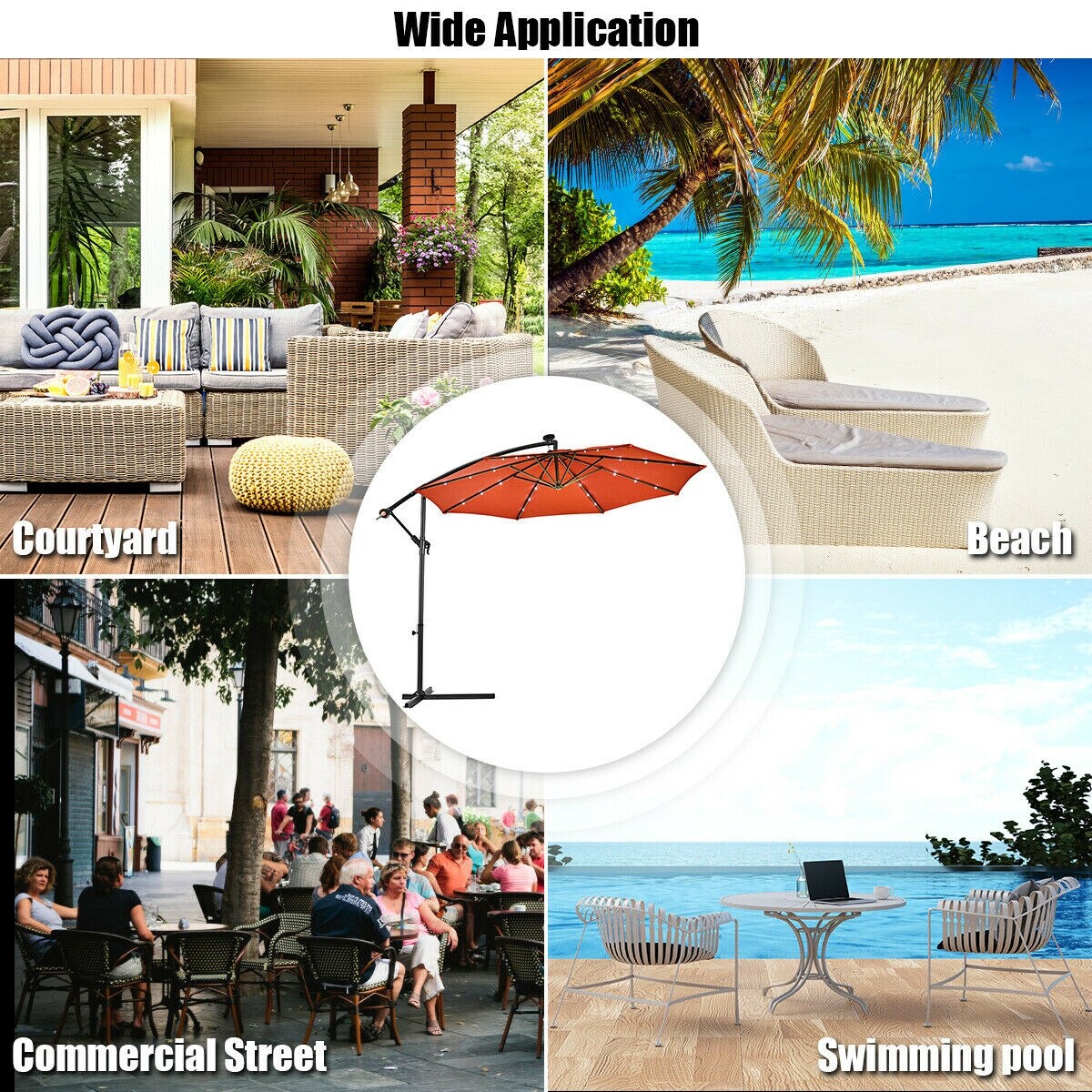 Clihome CWCH-OP3154OR Umbrellas-2 - View #10