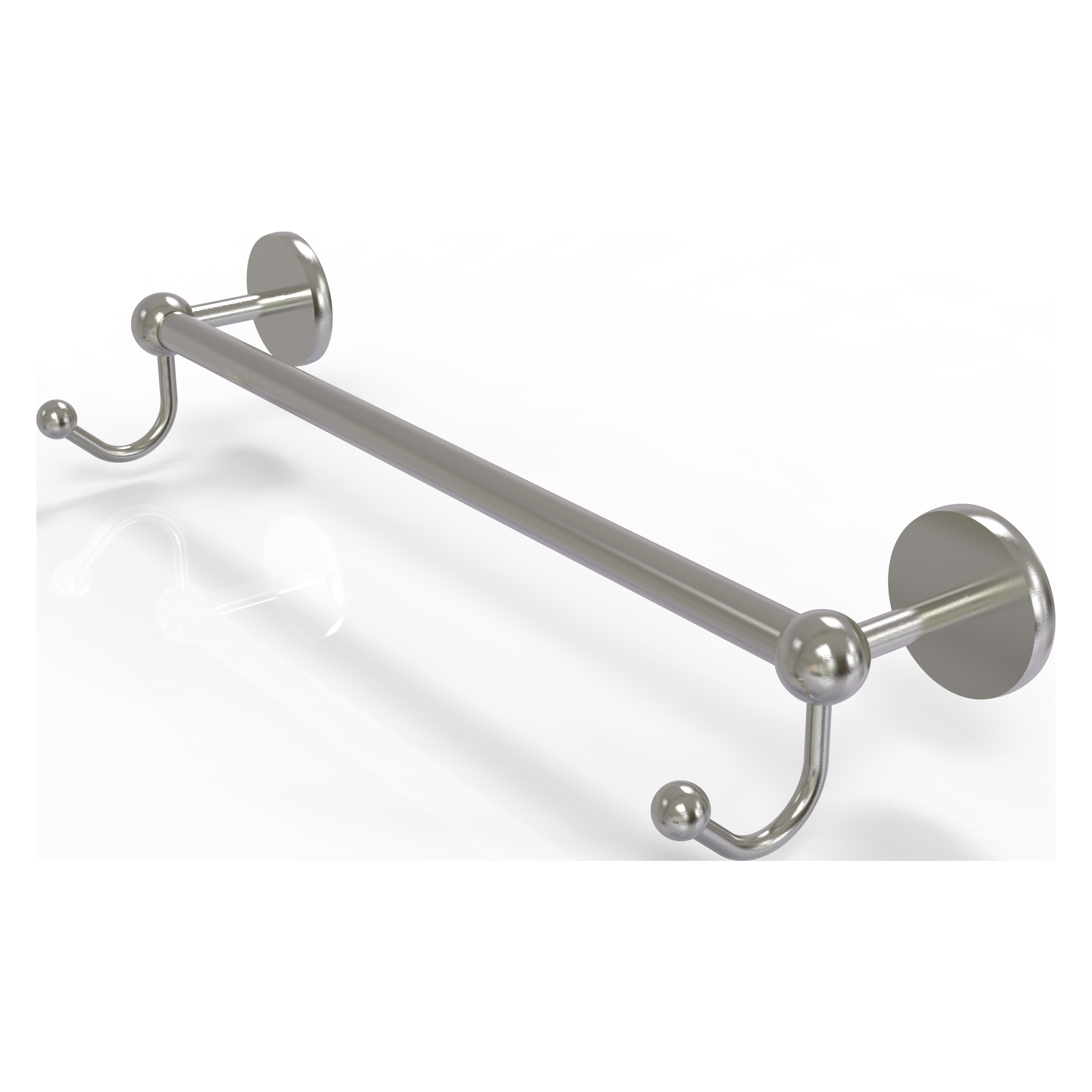 Allied Brass P1000-41-18-HK-SN Prestige Skyline 18-in Satin Nickel Wall mount Single Towel Bar