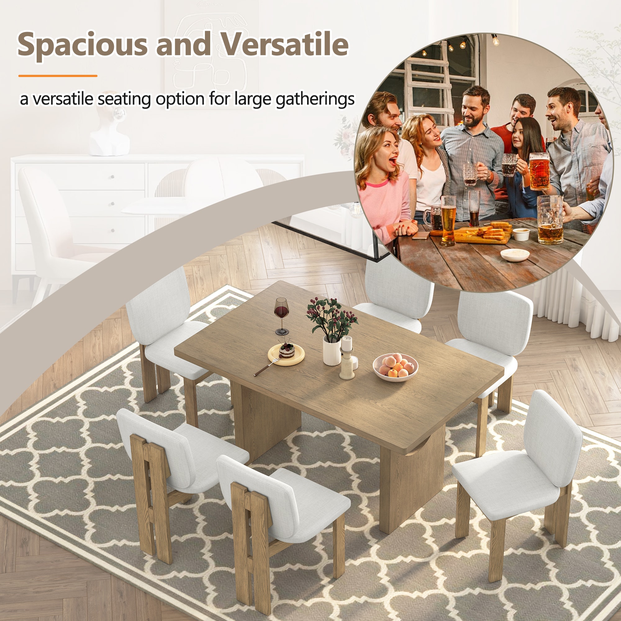 Clihome CL-HTM703ROSE Dining-Sets - View #5