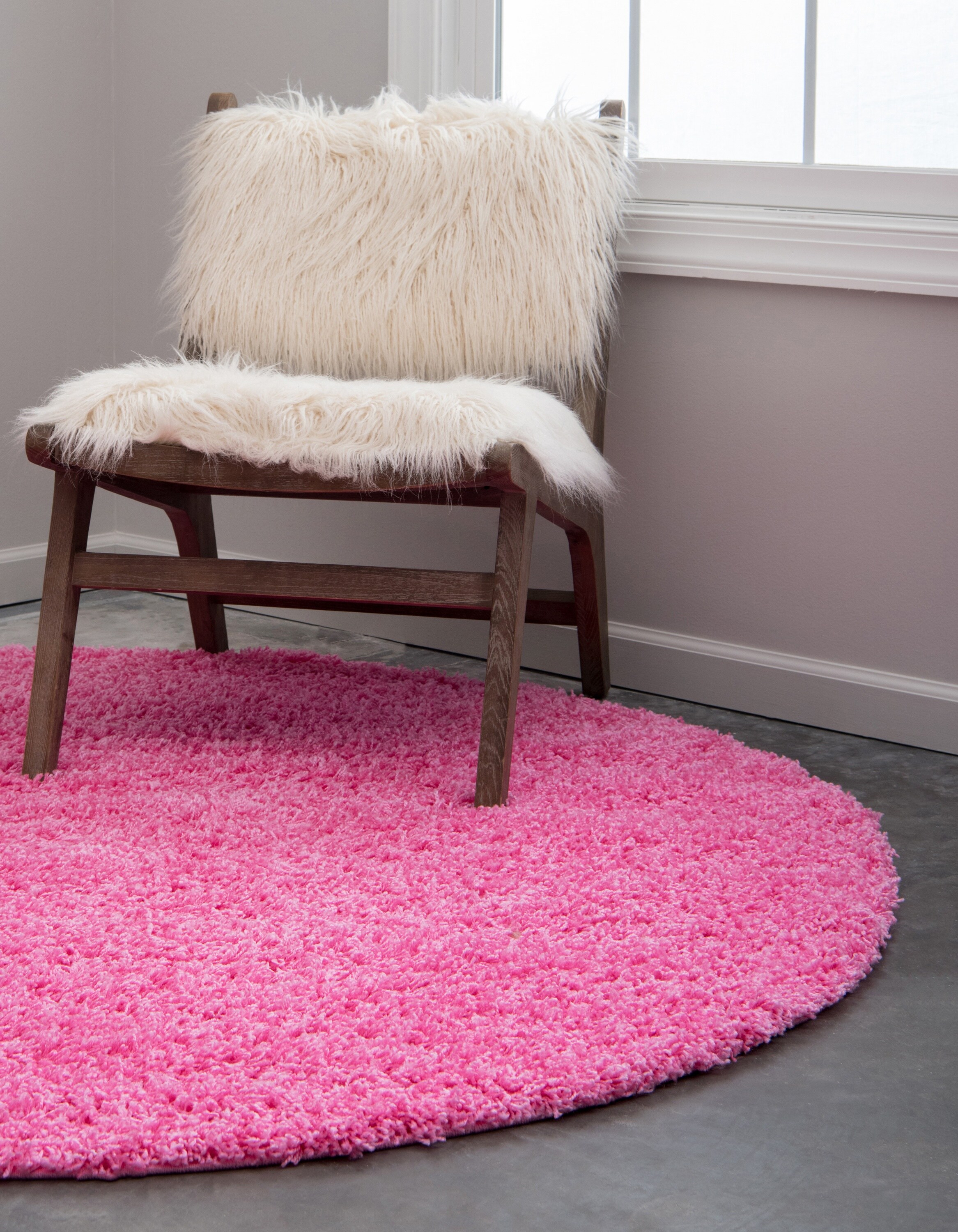 Unique Loom Uptown 9x12 Pink Large Area Rug