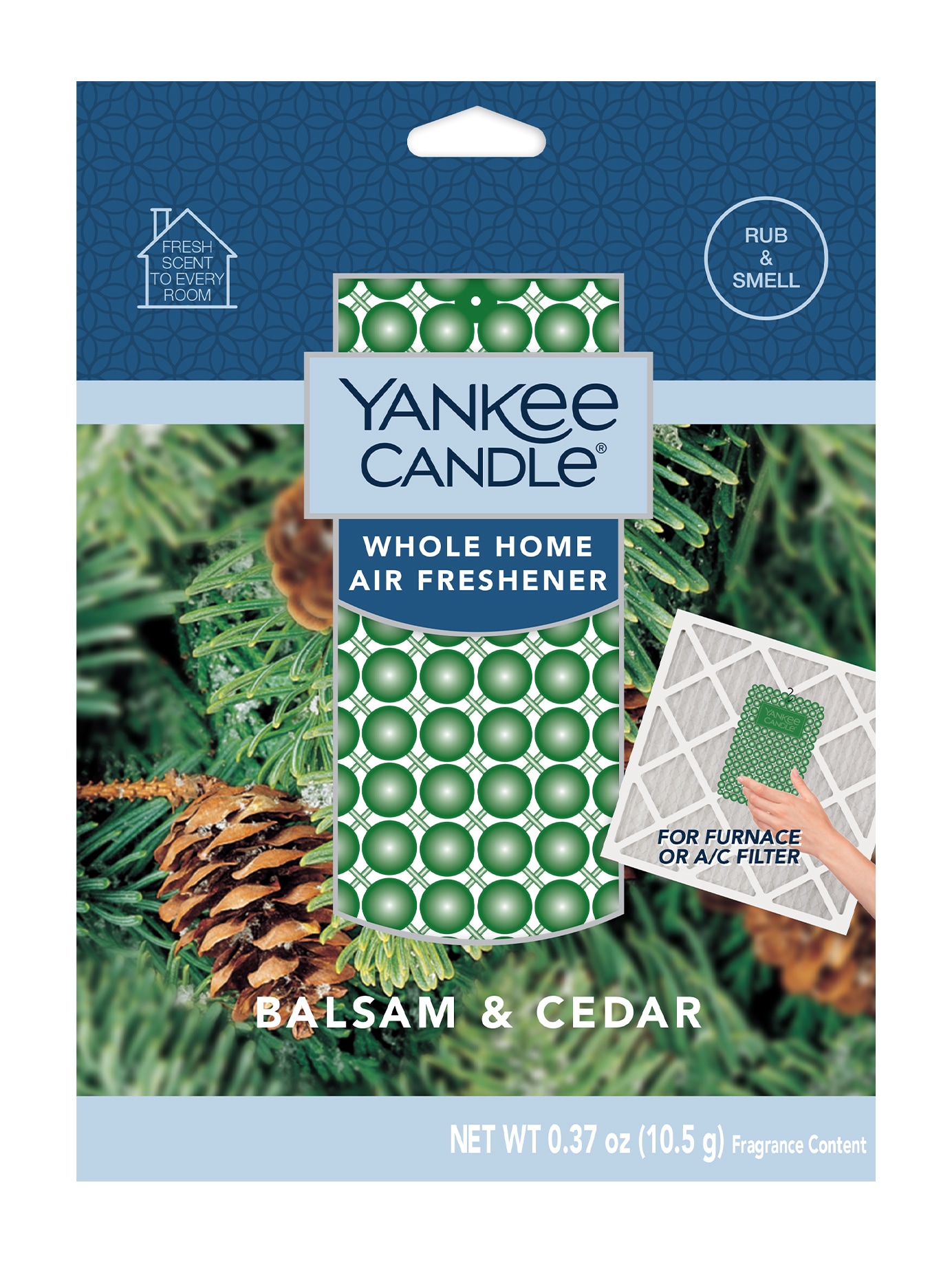 Yankee Candle Whole Home- Balsam Cedar Air Filter Freshener