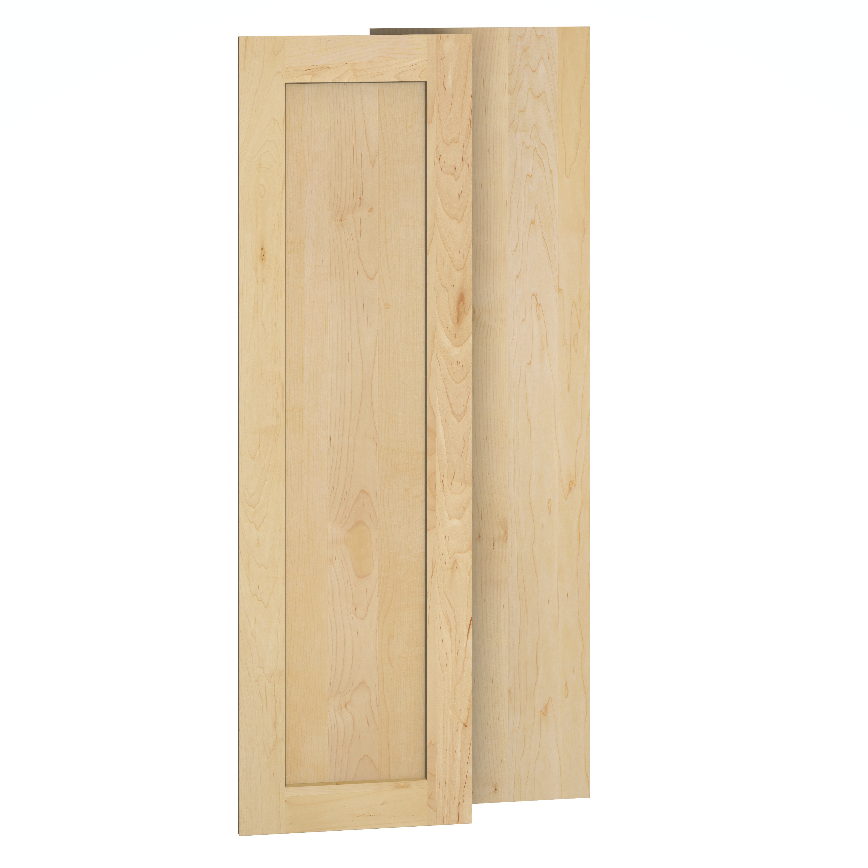 Diamond Express 62J-WED1239 Jamestown Cabinet End Panel 12-in W x 39-in H x 0.75 D Natural Light Brown Stained (Wall Cabinet Door Panel Kit)