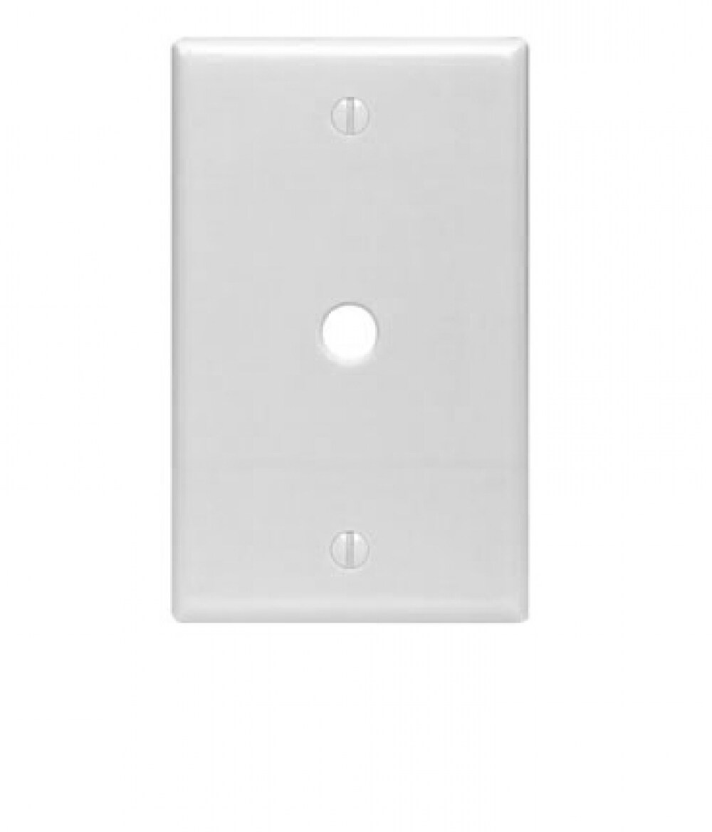 American Imaginations AI-35038 1 -Gang Standard Size White Plastic Indoor Wall Plate