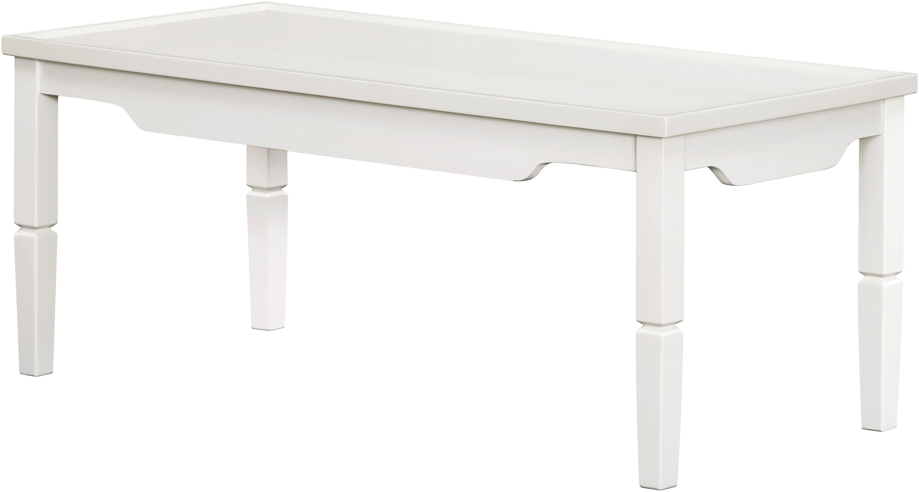 Livabliss BODH004-174220 Becki Owens Doheny White Rubberwood MDF Modern Coffee Table