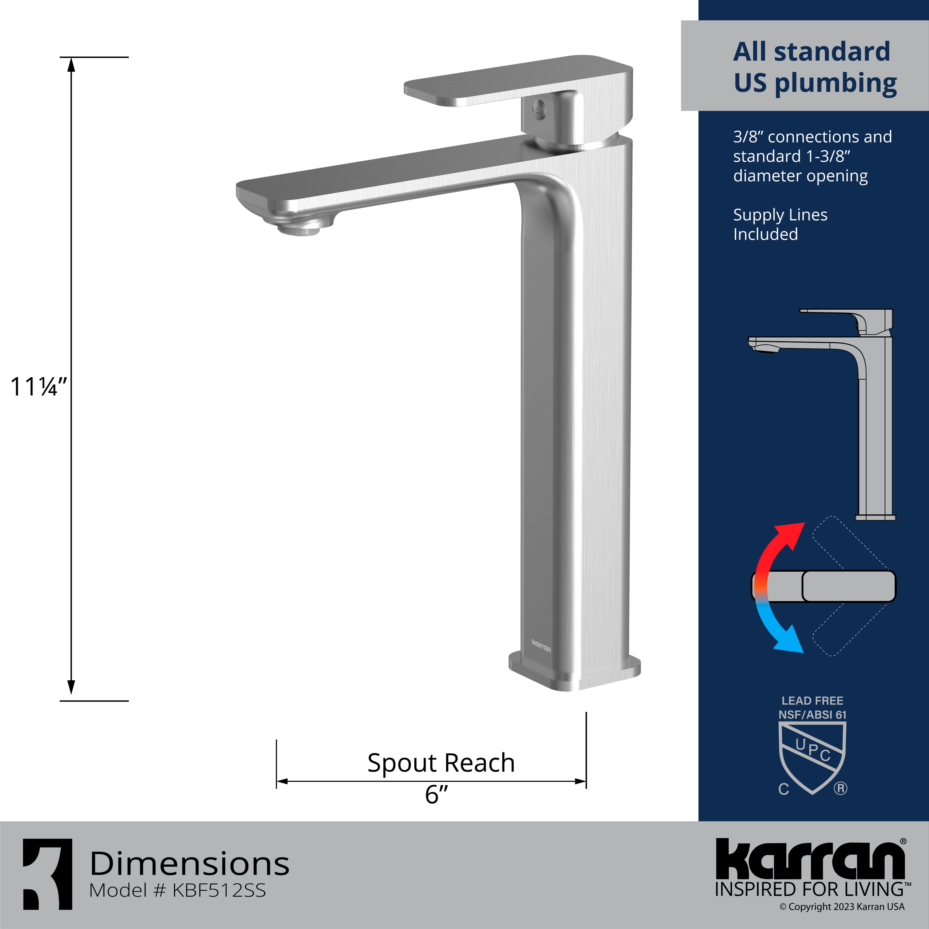 Karran KBF512SS Lavatory-Faucets - View #5