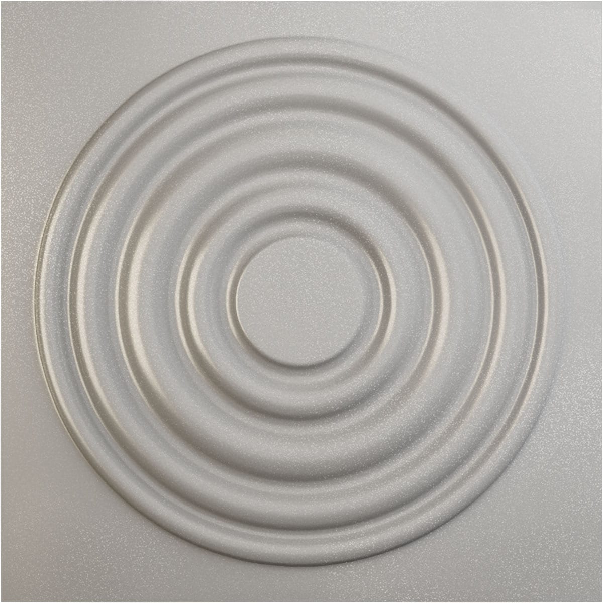 Ekena Millwork WP20X20WDASV-CASE-12 19-5/8-in x 19-5/8-in Embossed Paintable/Stainable Silver PVC Wall Panel ( 12 -Pack, Covers