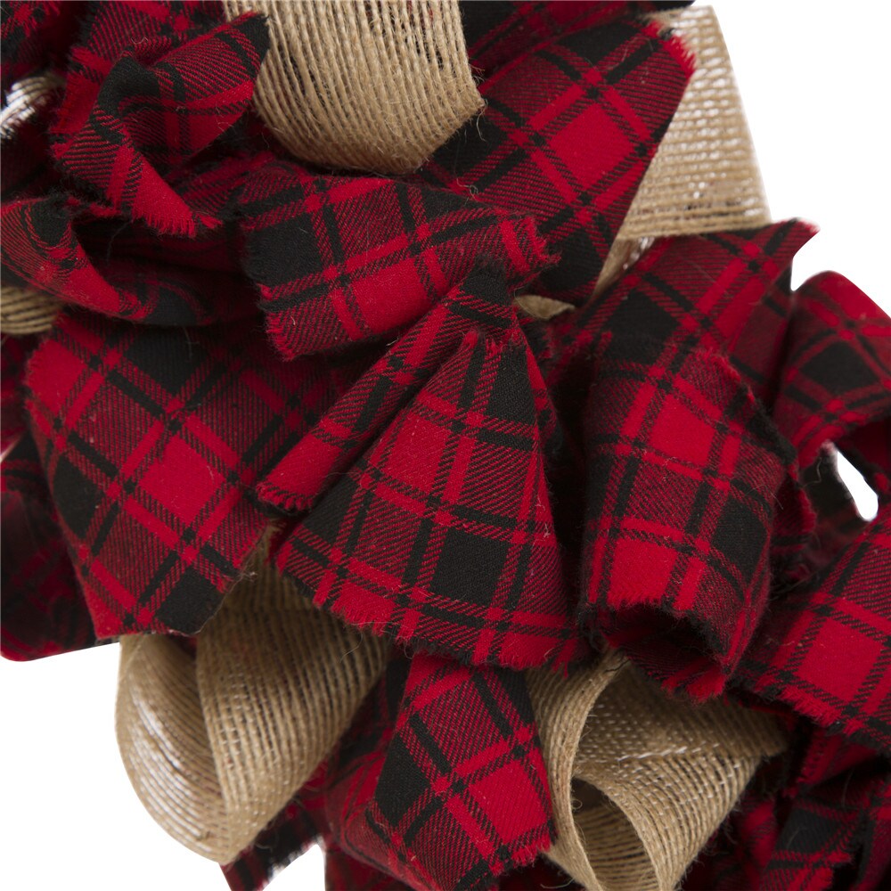 Glitzhome GH1115004250 Artificial-Christmas-Wreaths - View #4