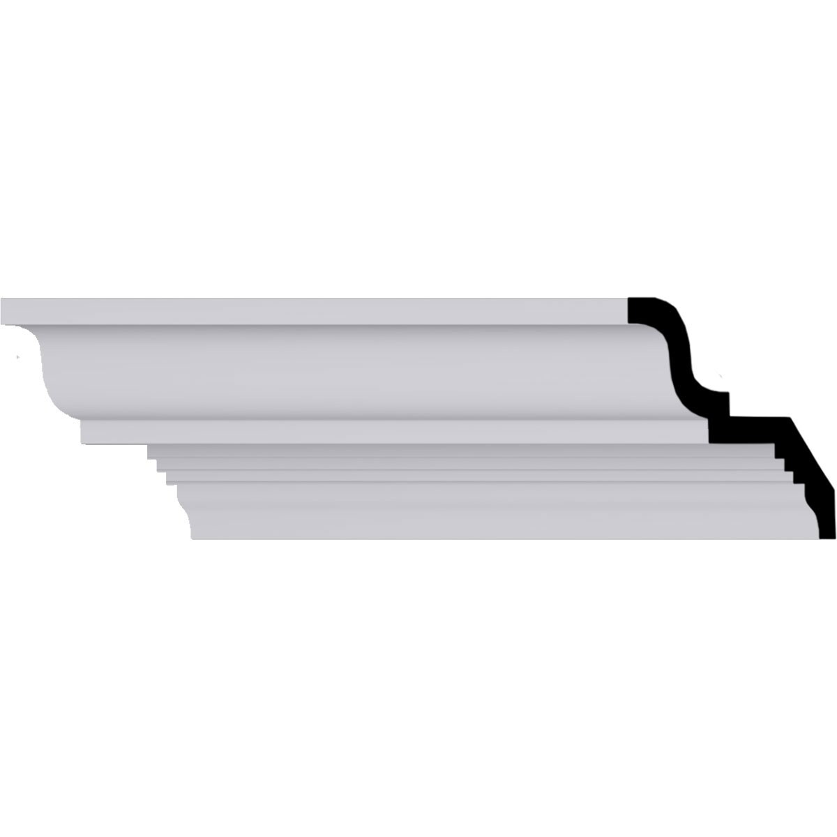 Ekena Millwork MLD03X04X05BU-CASE-2 Crown-Moulding - View #5