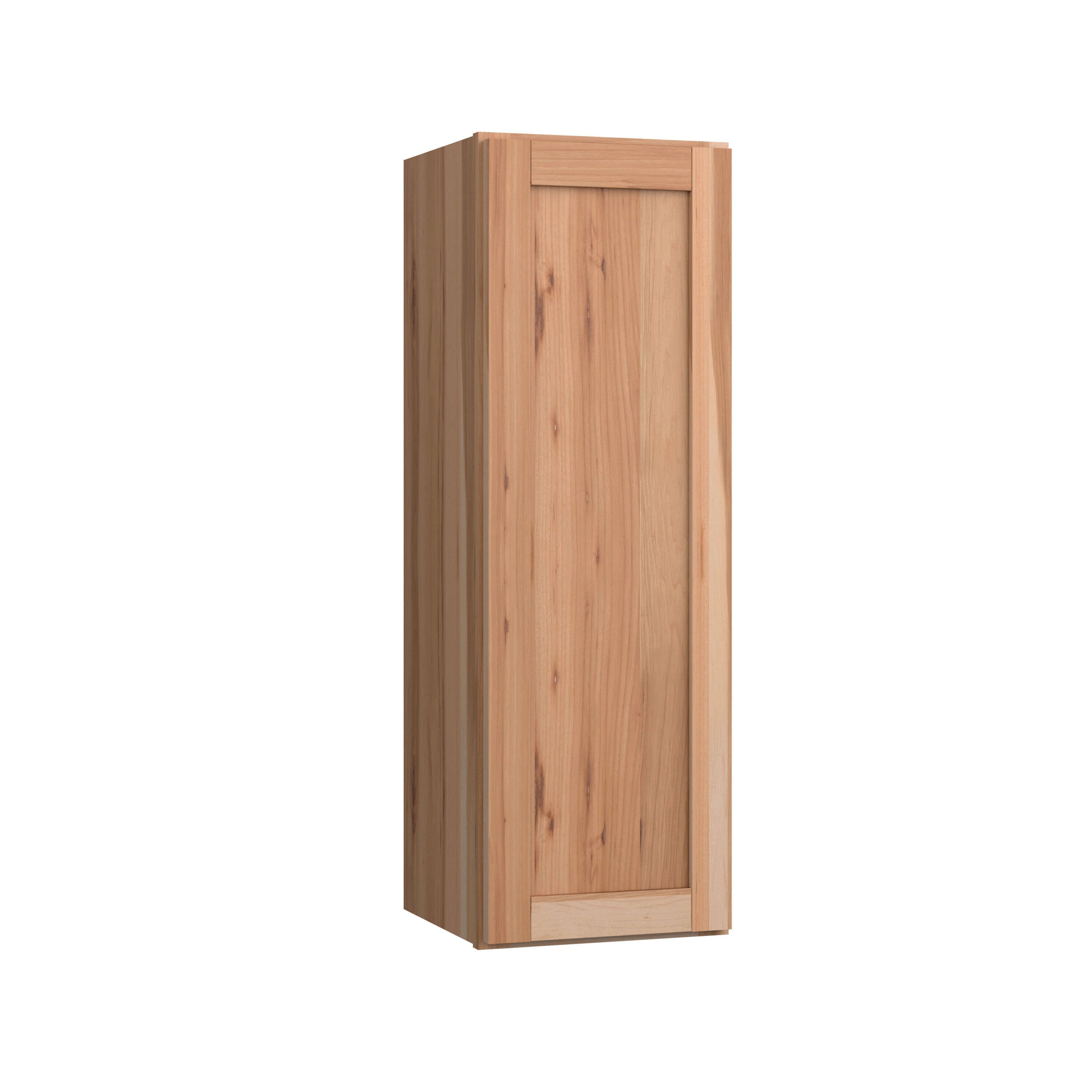 Project Source W1236RH Branson 12-in W x 36-in H x 12-in D Hickory Base Fully assembled Cabinet (Recessed Panel Shaker)