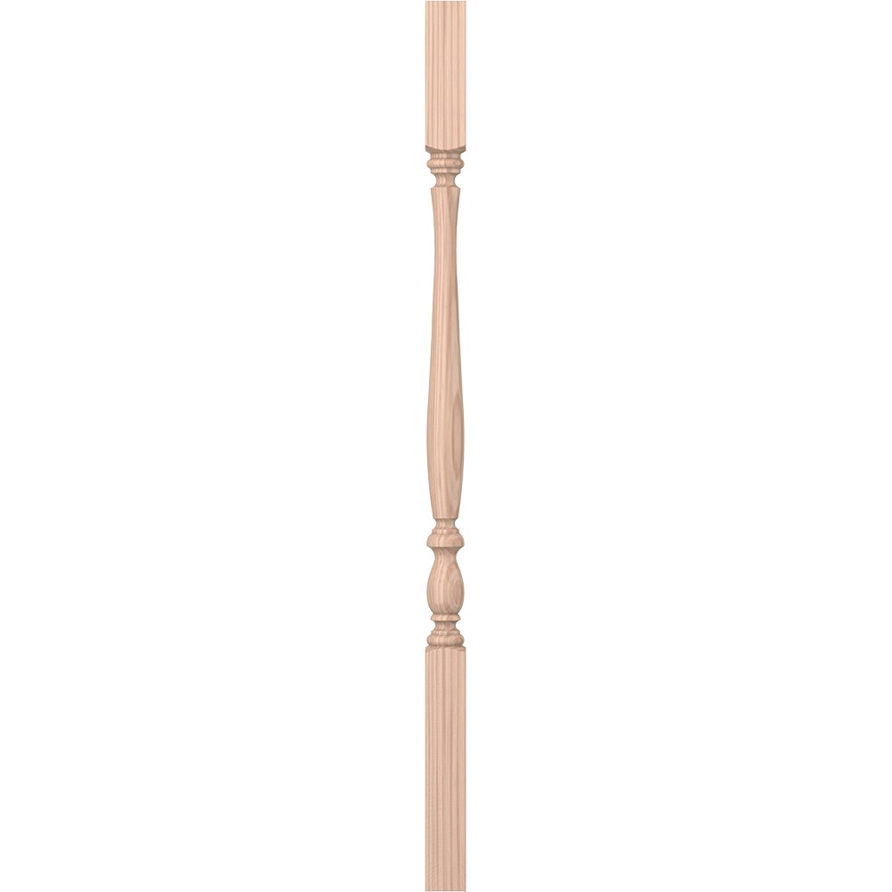 L.J. Smith Stair Systems LJP-2905-B 38 38-in x 1.75-in Unfinished Beechwood Square Top Stair Baluster